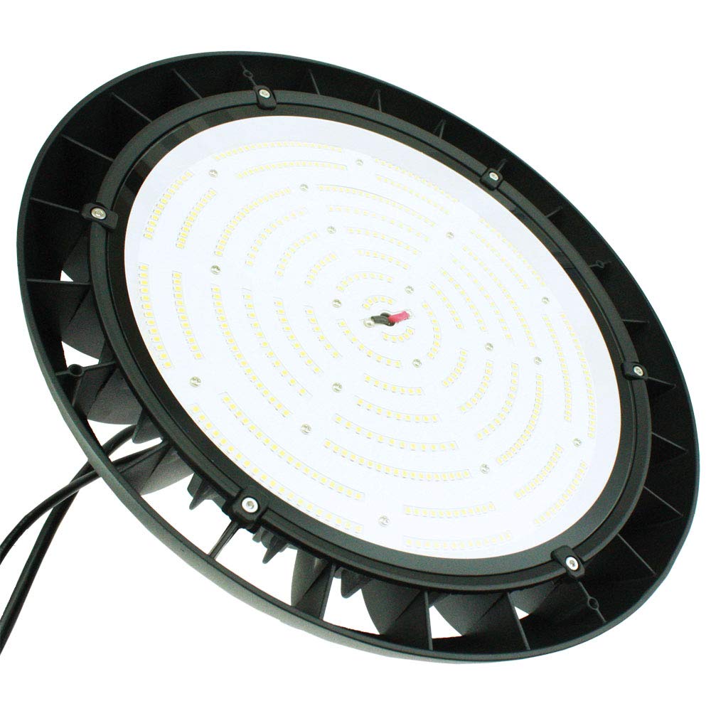 Liteway LED UFO High Bay Light Fixture - 200W, 5000K Daylight White, 120° Beam Angle - Energy Efficient Commercial Lighting for Warehouses, Garages & Retail Stores