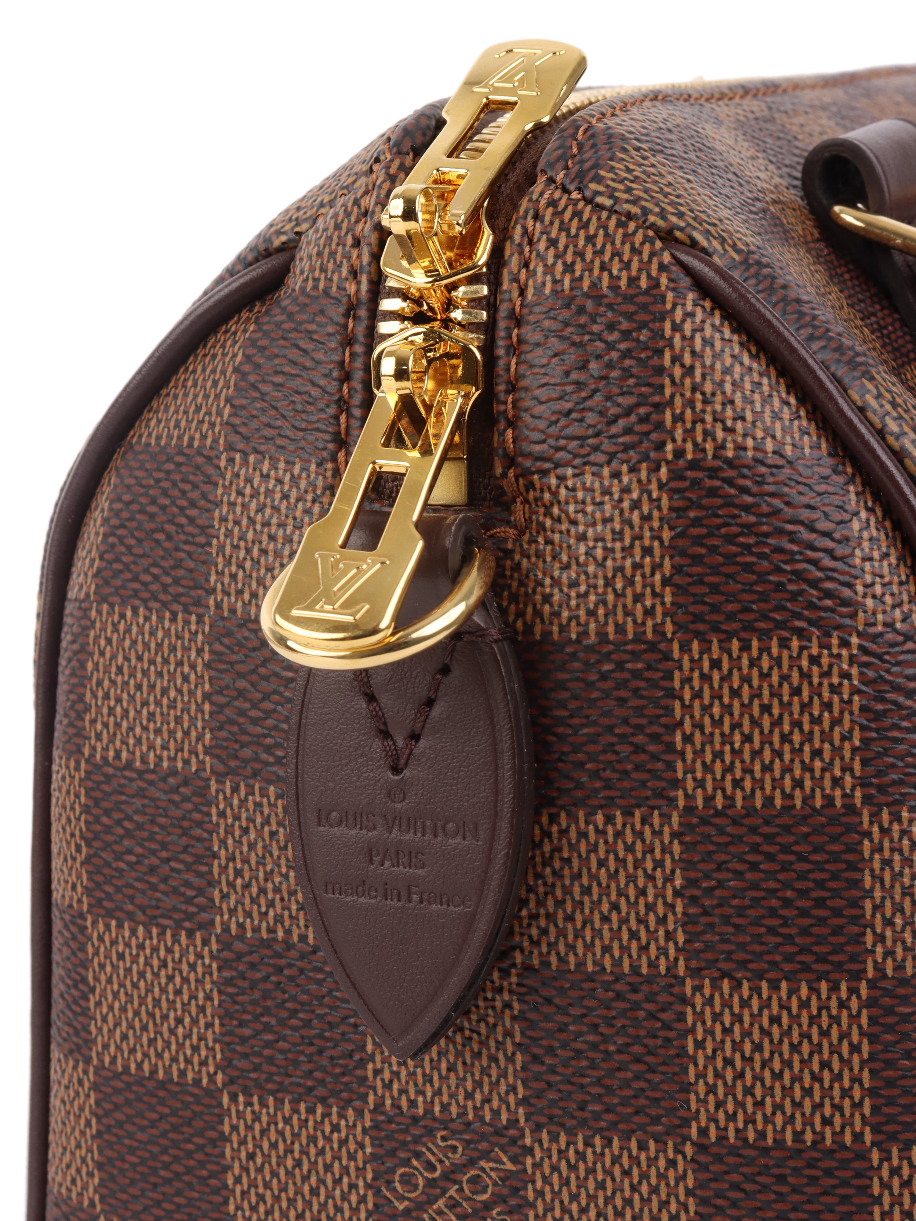 Louis Vuitton Damier Ebene Speedy 20 Bandouliere Crossbody Bag - Luxury Designer Handbag for Women, Perfect for Work, Travel & Everyday Use