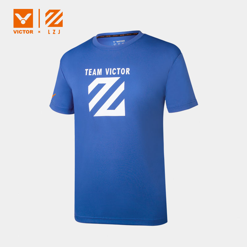 Victor X LZJ T LZJ301F Unisex Sports Shirt - Breathable Blue Athletic Top for Men & Women | Perfect for Running, Gym Workouts & Outdoor Activities (Clearance Sale)