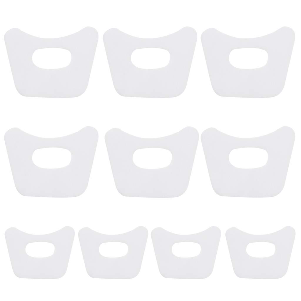 10-Pack Disposable Dental Lip Protector Pads for Teeth Whitening - Anti-Drug Bibs, Medical Oral Care Tools (Great for Cold Light Whitening & Dental Procedures)