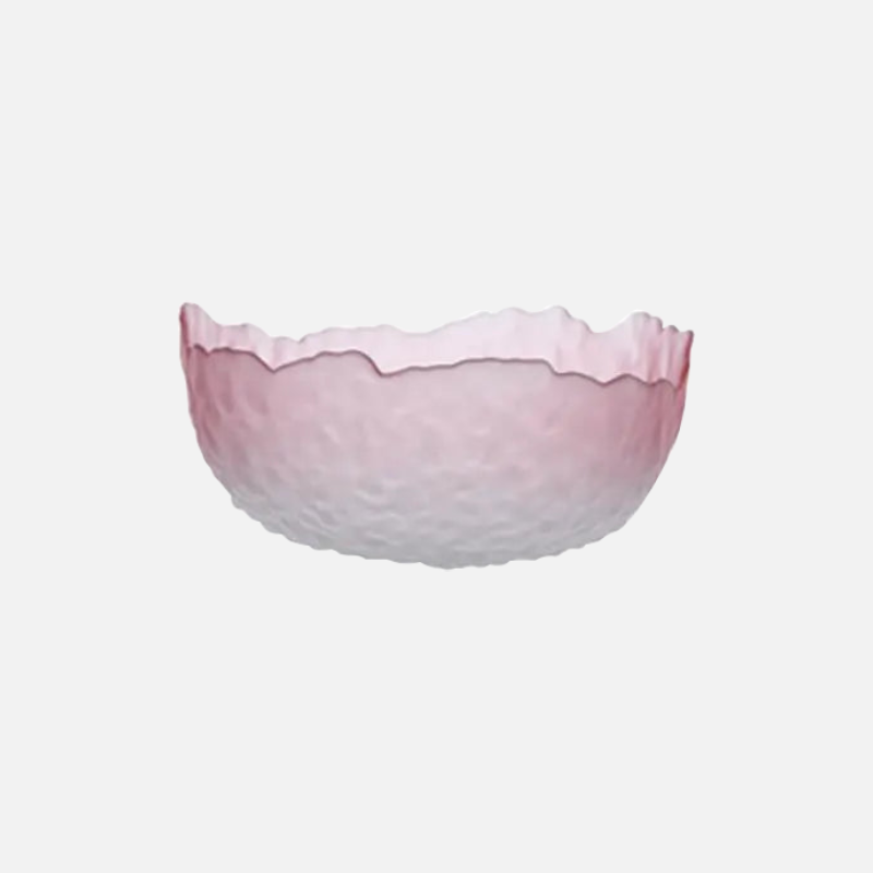 Lulu Frosted Glass Dessert Bowl Set - Elegant Serving Dishes for Ice Cream, Pudding & Fruit - Perfect for Parties, Dessert Bars & Home Entertaining