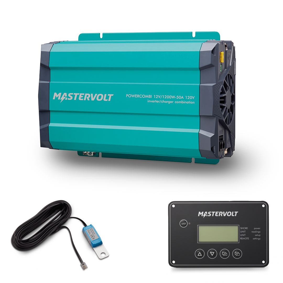 MasterVolt PowerCombi 12/1200 50 KIT Inverter Charger | 36211201 | Perfect for RVs, Boats & Off-Grid Solar Power Systems