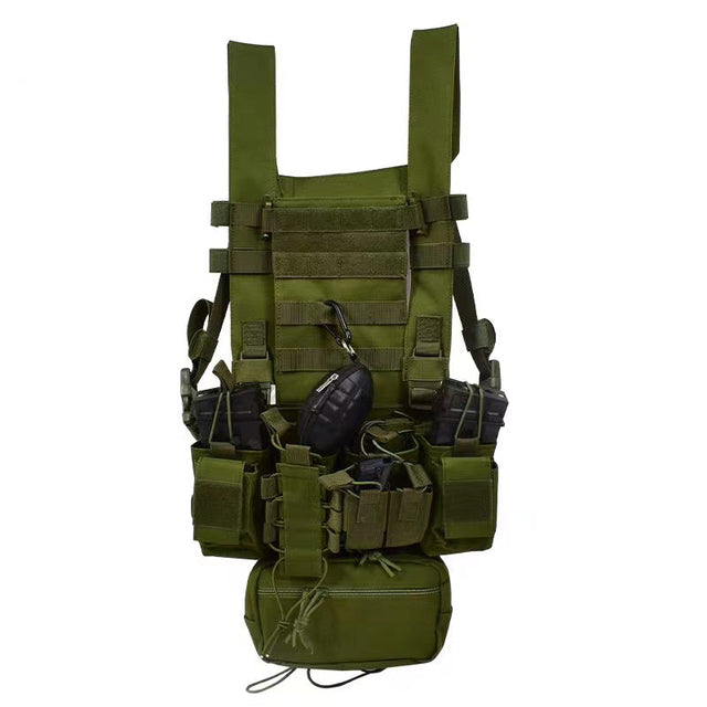 Russian Tactical Vest EMR - Quick Release Hunting Vest with MOLLE System, Adjustable & Breathable Military Gear for Outdoor, Airsoft, Hunting & Survival - D3 Tactical Vest for Men