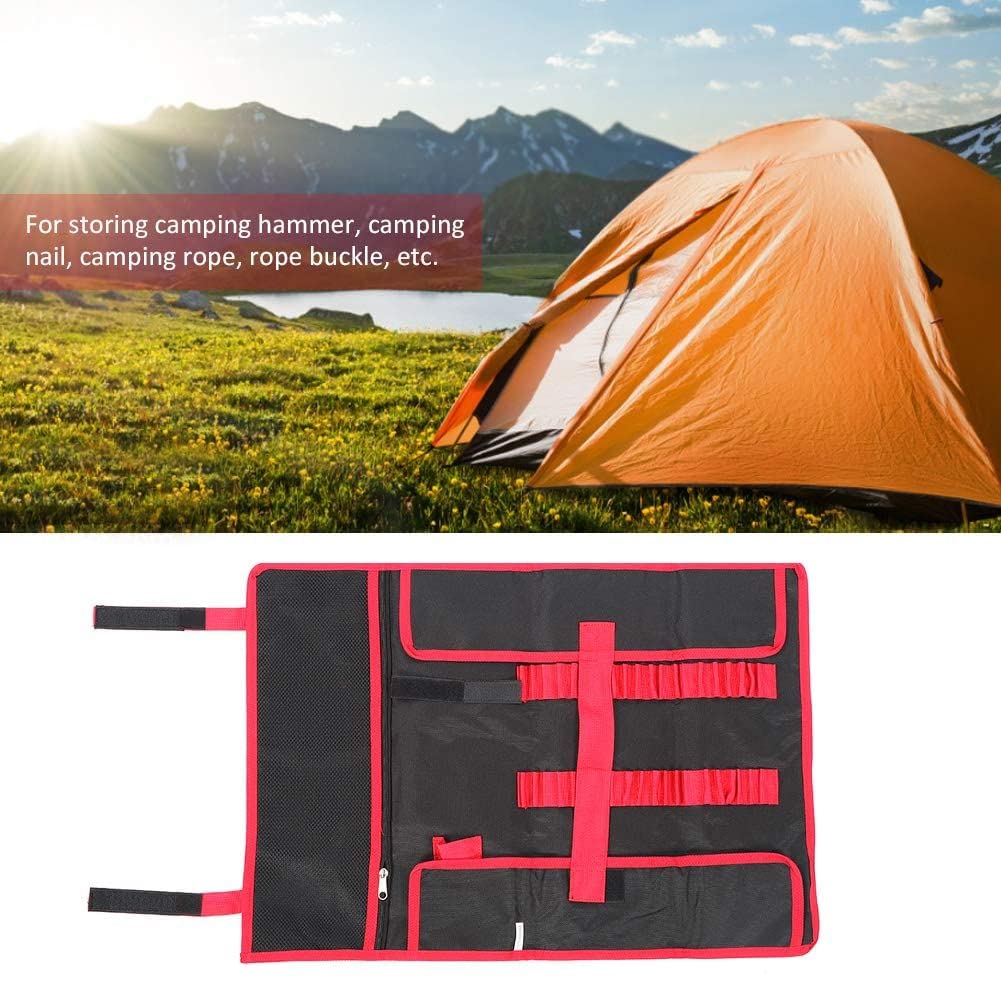 2-Pack Camping Nail Bags with Rope Buckles - Durable Nail Case for Camping Hammers & Gear - Perfect for Outdoor Adventures, Hiking, and Backpacking Trips
