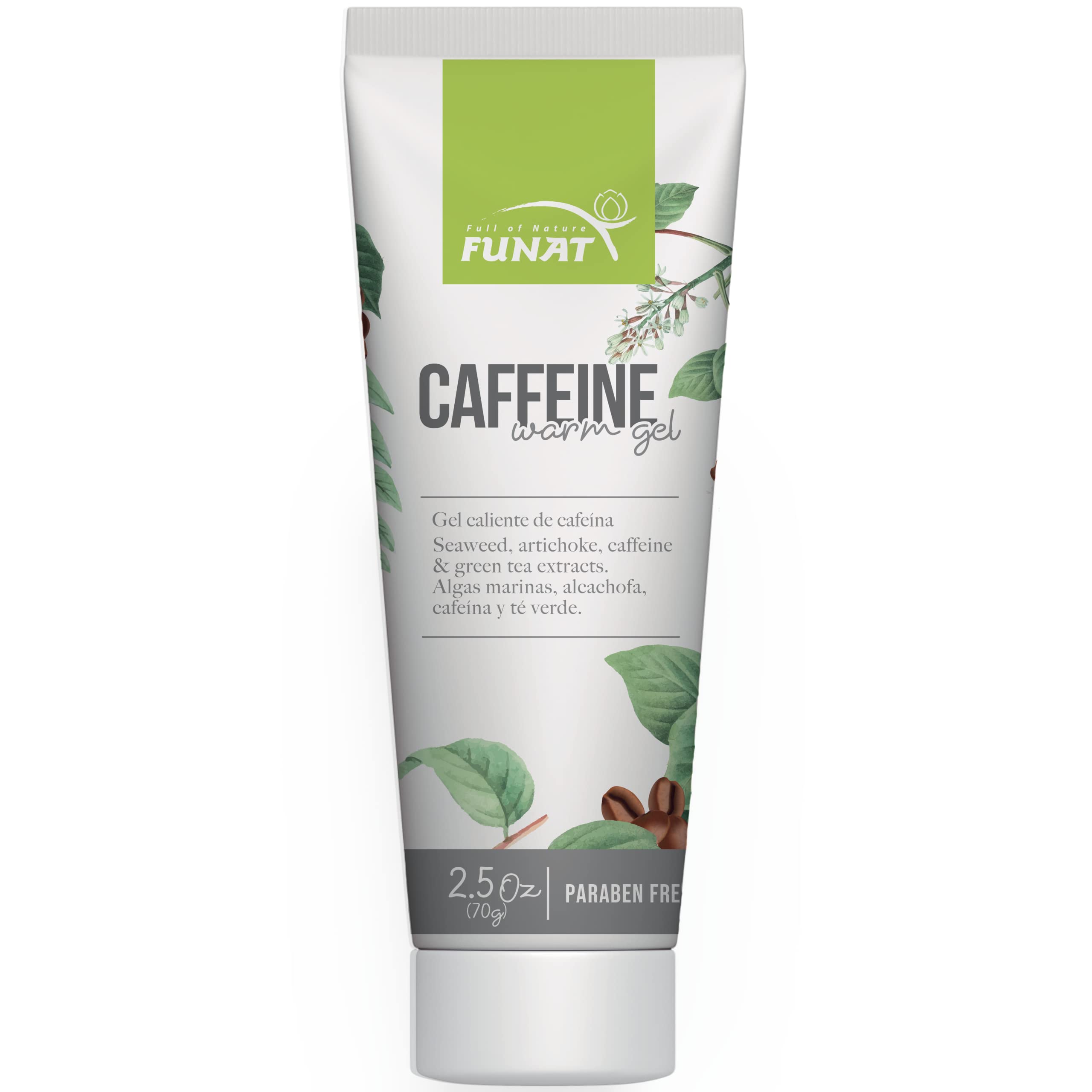 Natural Body Fat Burner Caffeine Warm Gel Body Scrub for Men & Women - Slimming & Exfoliating Treatment for Weight Loss & Cellulite Reduction - Perfect for Post-Workout Recovery & Spa Day Self-Care