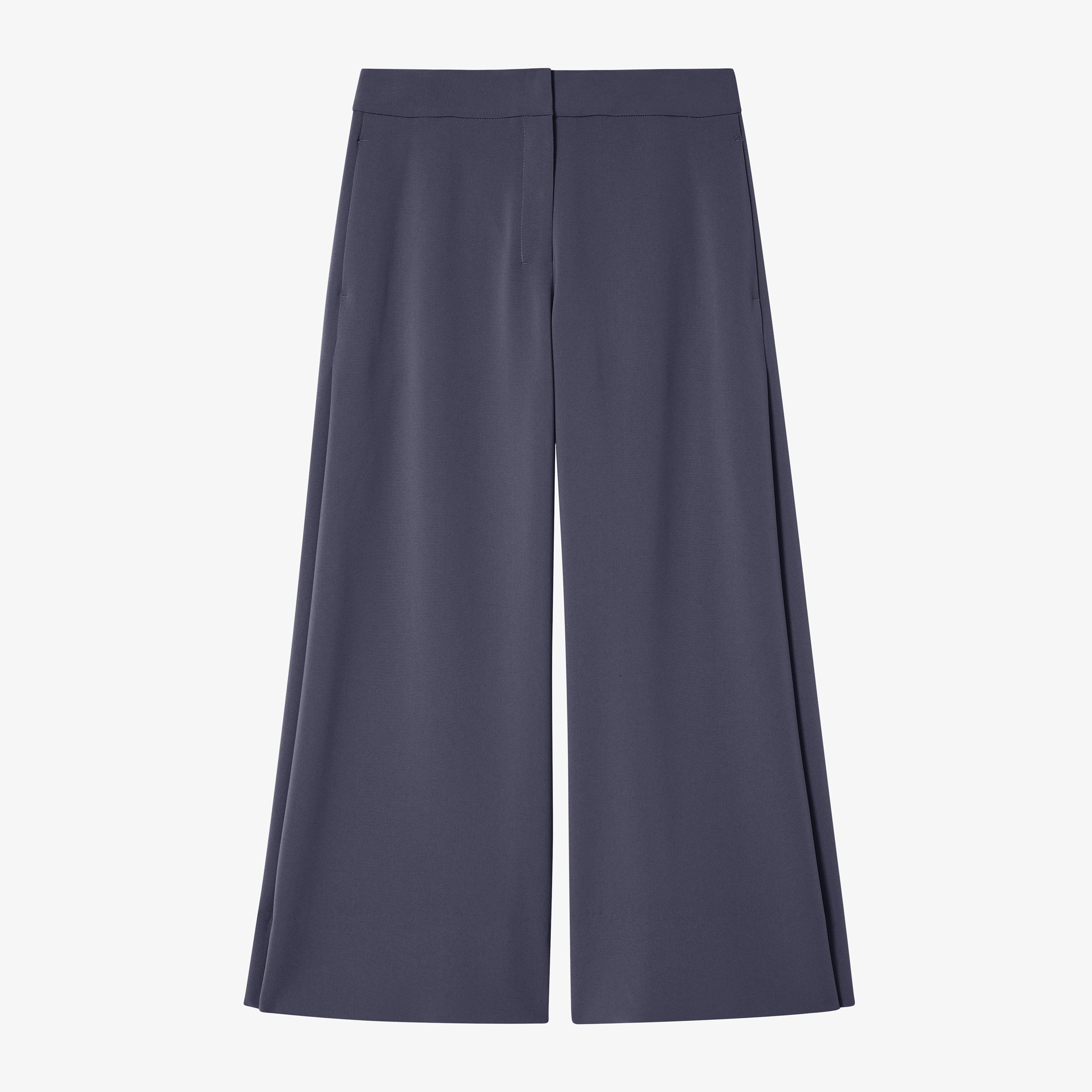 Eco-Friendly Heavy Soft Wave Culottes in Caspian Blue | Sustainable Fashion for Casual Wear & Office Outfits