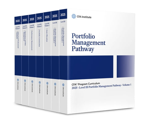 2025 CFA Program Curriculum Level III Portfolio Management Box Set - Complete Study Guide for CFA Exam Prep & Investment Analysis | Perfect for Finance Professionals & Students