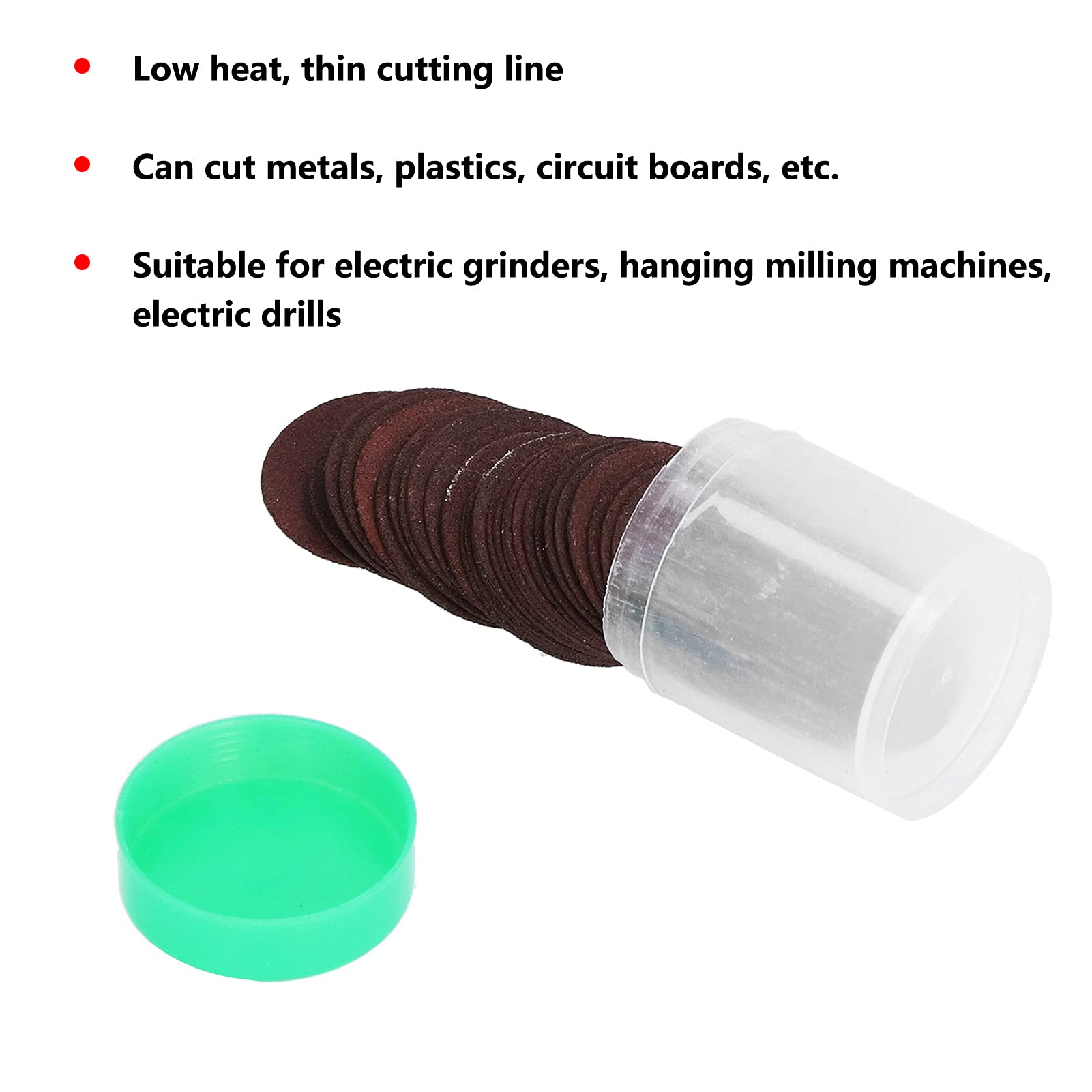 36Pcs Resin Cutting Disc Wheel Set - 25mm/1in Diameter for Metal Cutting - Compatible with Rotary Tools & Electric Grinders - Perfect for DIY Projects, Metalworking, and Home Repairs