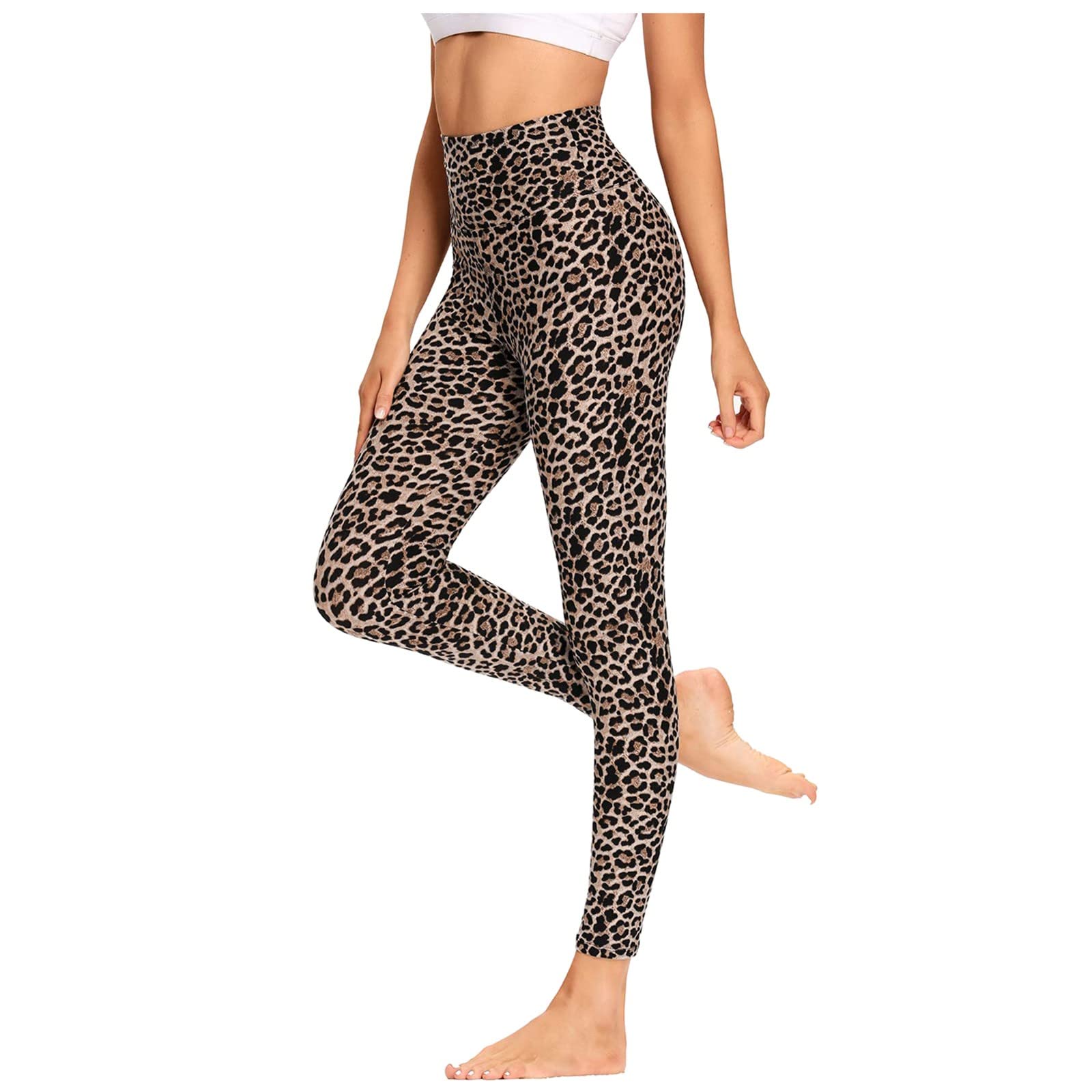 Women's High Waisted Yoga Leggings - Tummy Control Workout Pants for Gym & Running