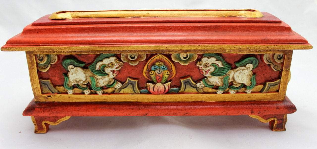Hand-Carved Snow Lion Incense Burner - Tibetan Style Aromatherapy & Meditation Decor for Home, Office, or Yoga Studio