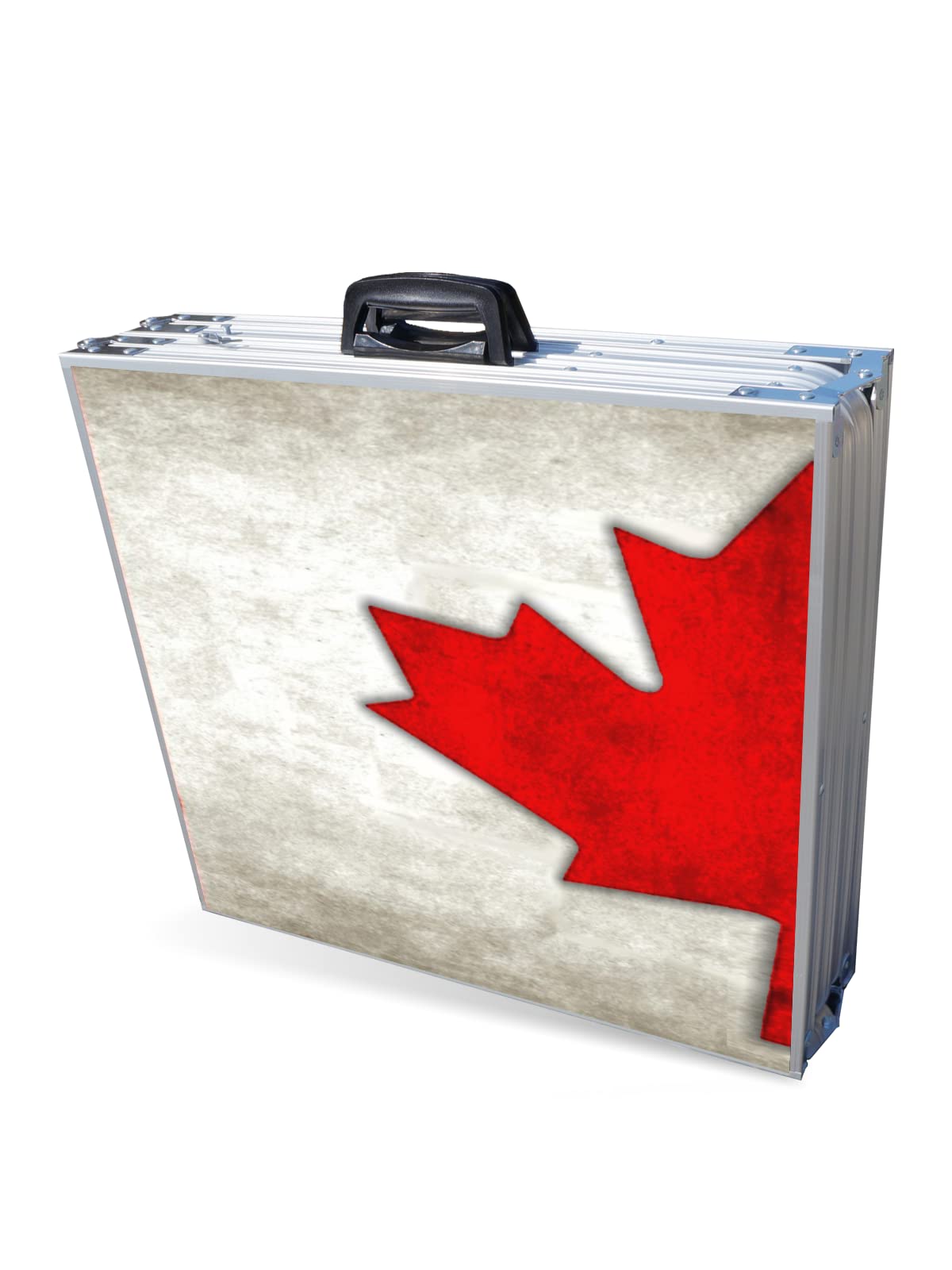 PARTYPONG 8-Foot Folding Beer Pong Table - Oh Canada Edition | Portable Outdoor Party Game Table for Backyard, Tailgating & College Events