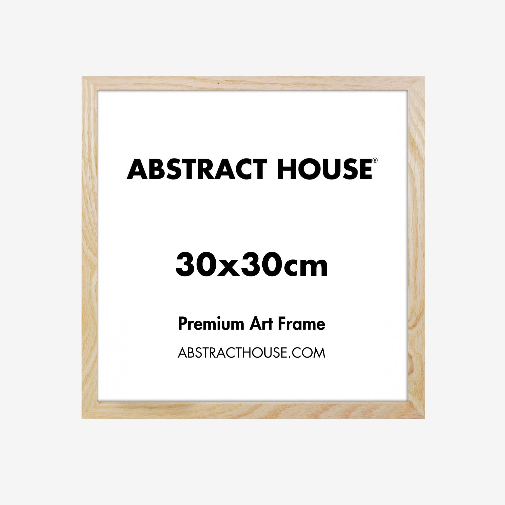 30 x 30 cm Wooden Picture Frame - Premium Solid Wood Display Frame for Photos, Artwork, and Posters - Perfect for Home Decor, Office, and Gift Giving