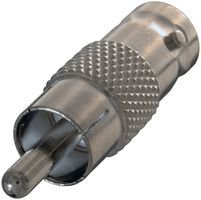 BNC to RCA Adapter - High-Quality Video Audio Connector for CCTV, Cameras, and Home Theater Systems