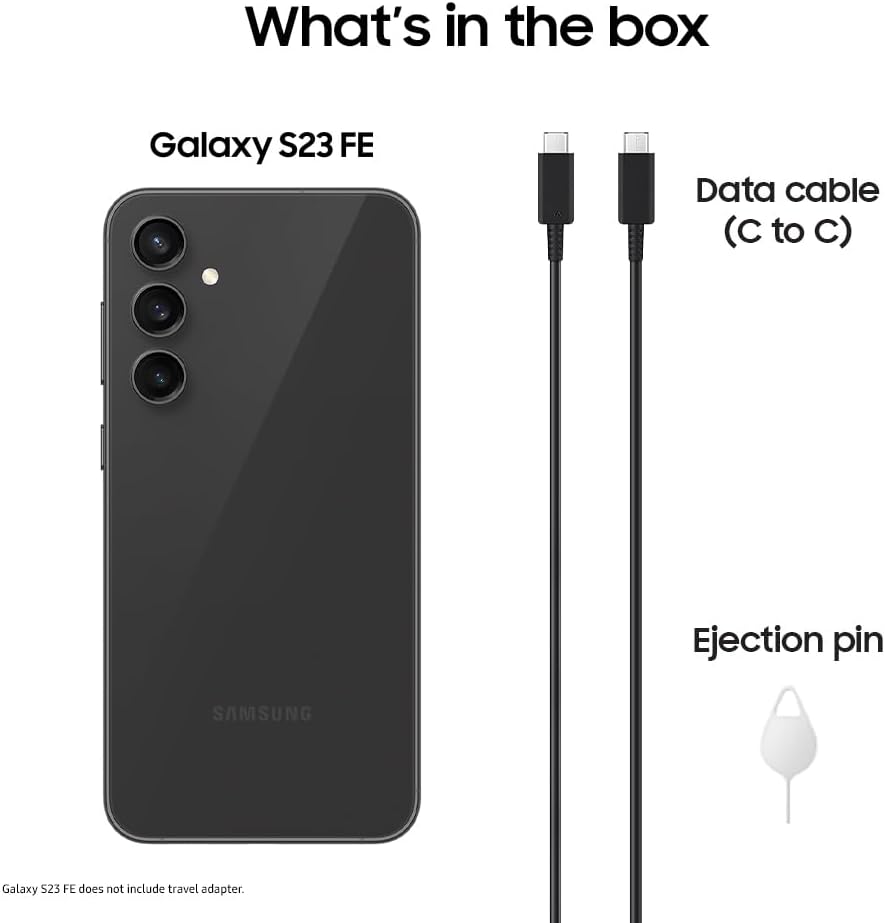 SAMSUNG Galaxy S23 FE 5G Unlocked Smartphone (128GB, 8GB RAM) 6.4