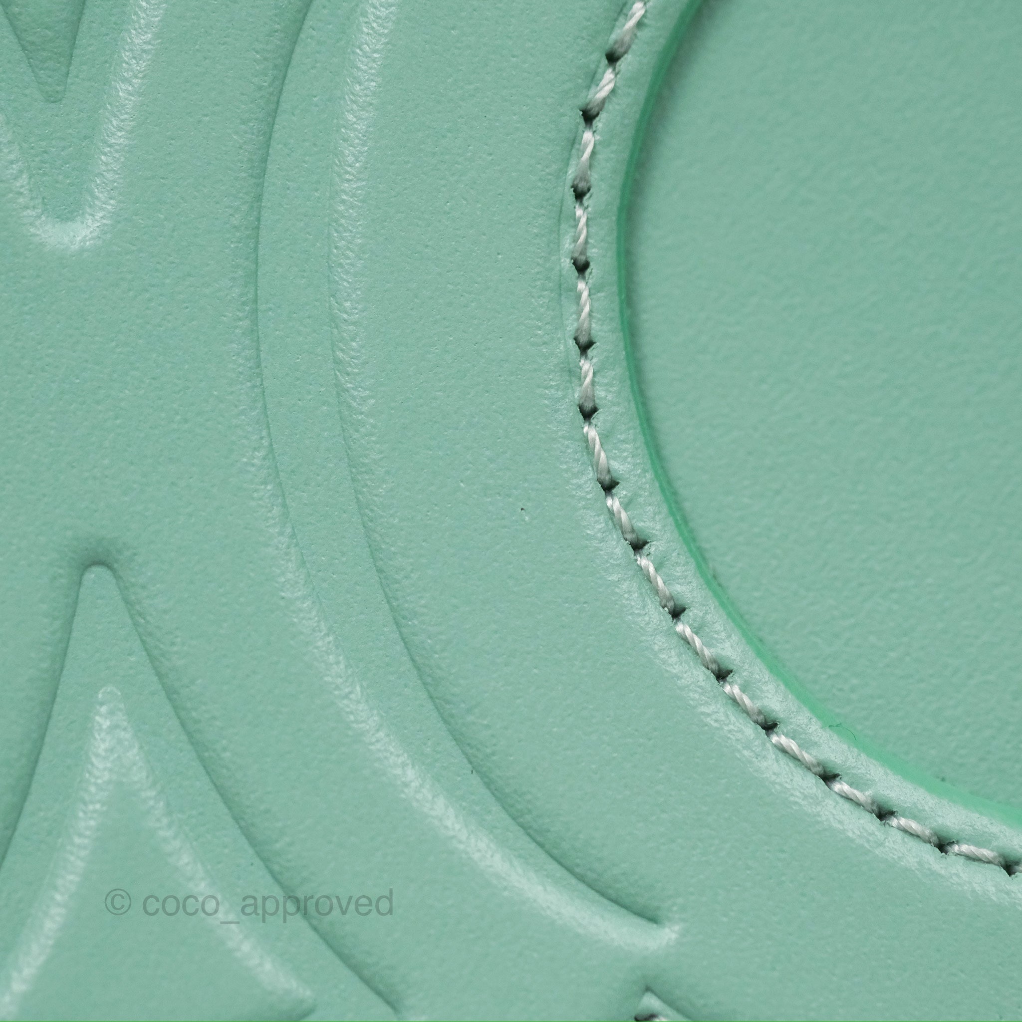Celine Oval Bag Triomphe in Ice Mint Calfskin Leather - Luxury Crossbody Purse for Women, Perfect for Date Night & Evening Events