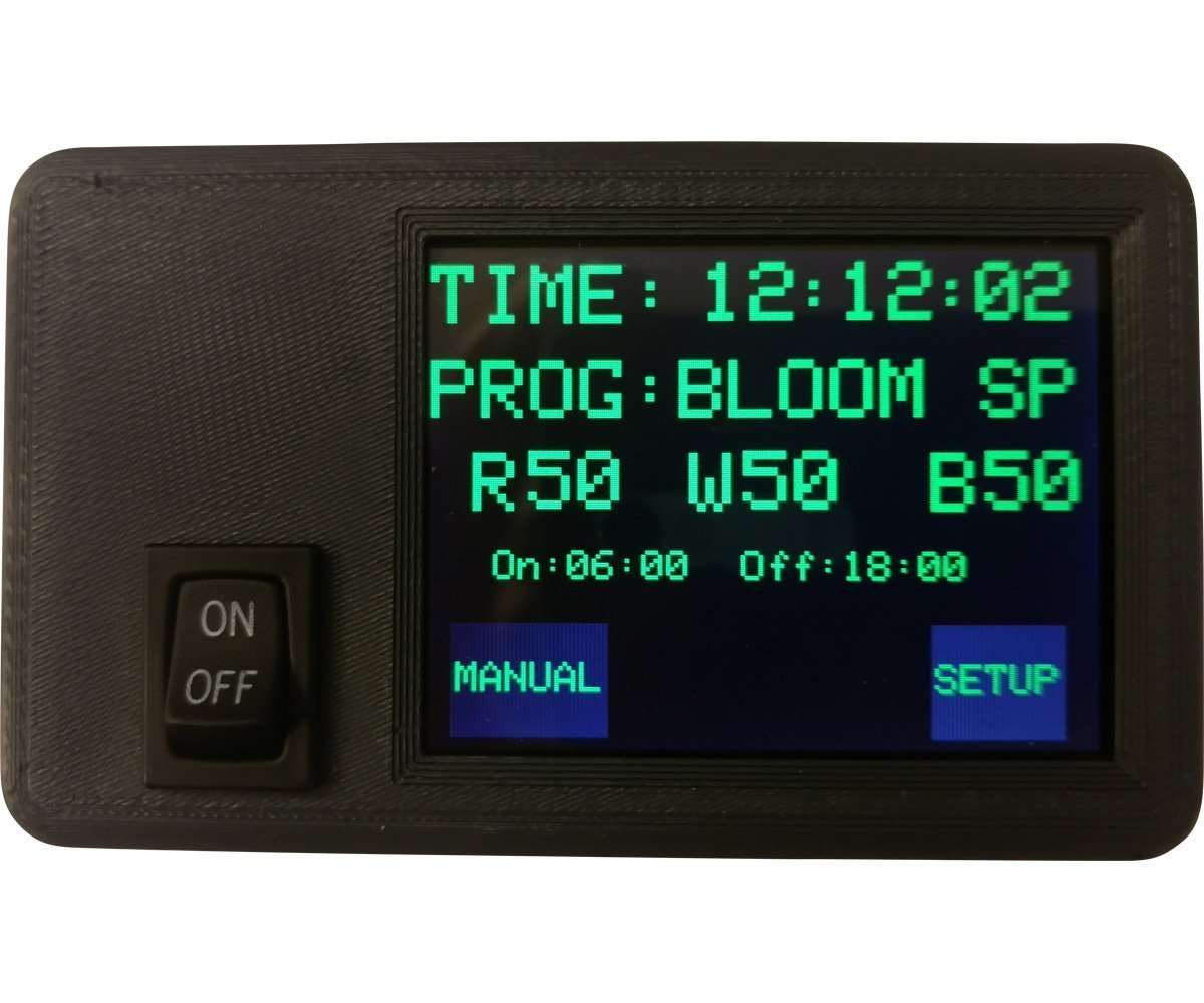 California Lightworks SolarSystem 550 LED Grow Light Controller - 24H Timer with Sunrise/Sunset Automation, Veg/Bloom & Seasonal Programs (CLW2000) | Perfect for Indoor Hydroponics & Greenhouse Cultivation
