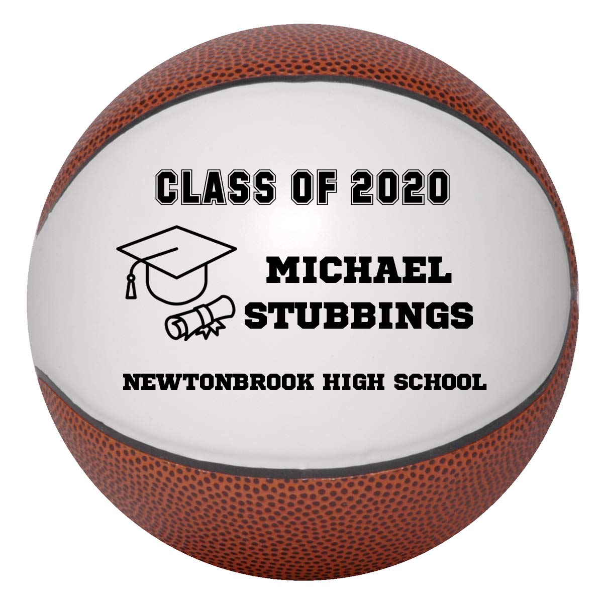 Custom Personalized 2023 Graduation Basketball - High School Senior Gift for Boys & Girls - Class of 2023 Commemorative Keepsake - Perfect for Graduation Parties, Senior Night & Memory Gifts