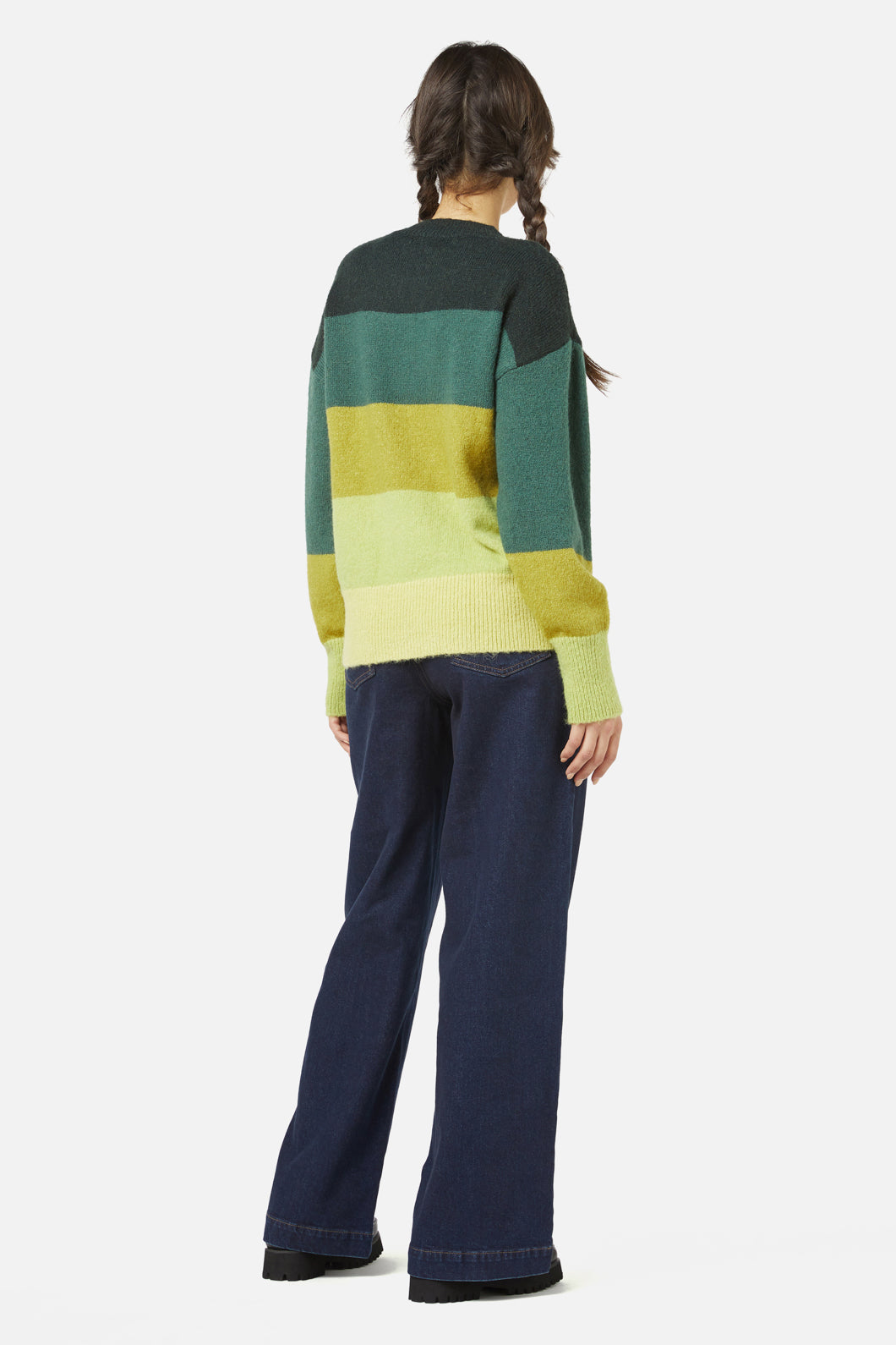 Iona Stripe Sweater for Women - Soft Knit Pullover with Striped Design - Perfect for Fall & Winter Outfits, Casual Wear & Layering