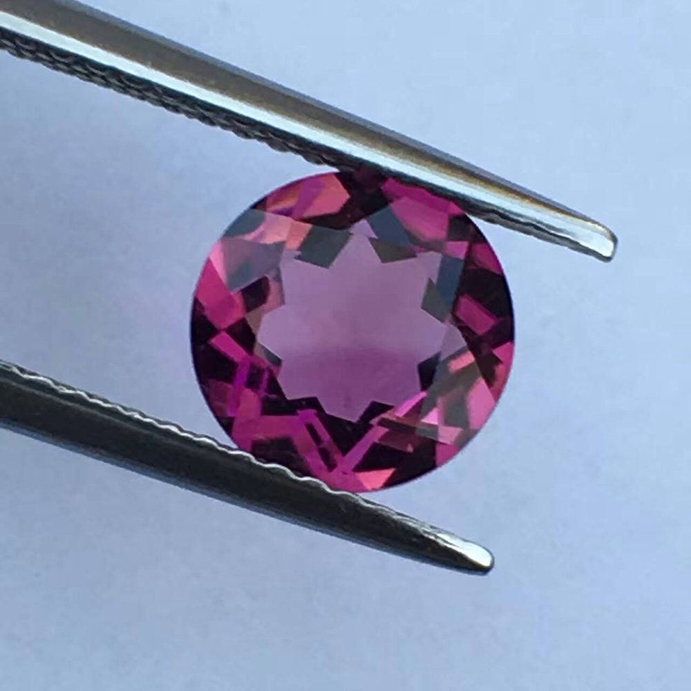 Wholesale Natural Genuine Brazilian Pink Tourmaline Loose Stones - 2mm to 6mm Round Faceted VVS Quality for Jewelry Making, Healing Crystals & DIY Crafts