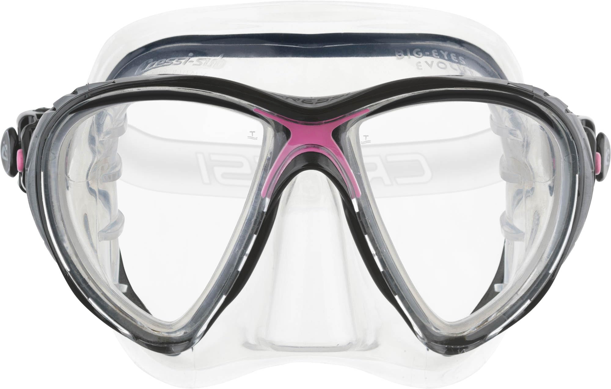 Cressi Scuba Diving Mask with Tear Drop Lenses - Enhanced Visibility for Underwater Exploration