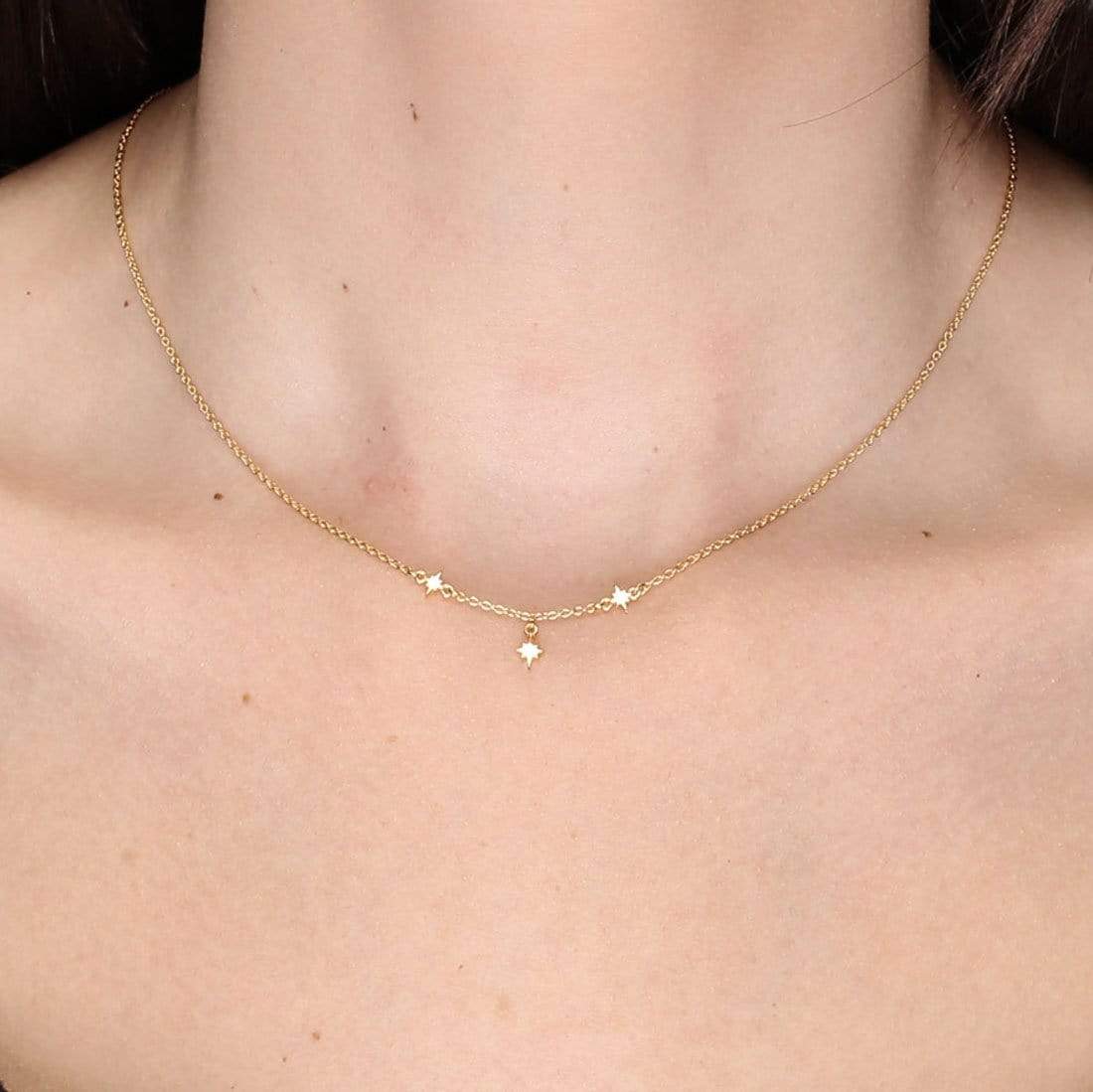 Celestial Star Necklace - 14K Gold Plated Dainty Star Pendant for Women - Perfect for Everyday Wear, Gifts & Special Occasions