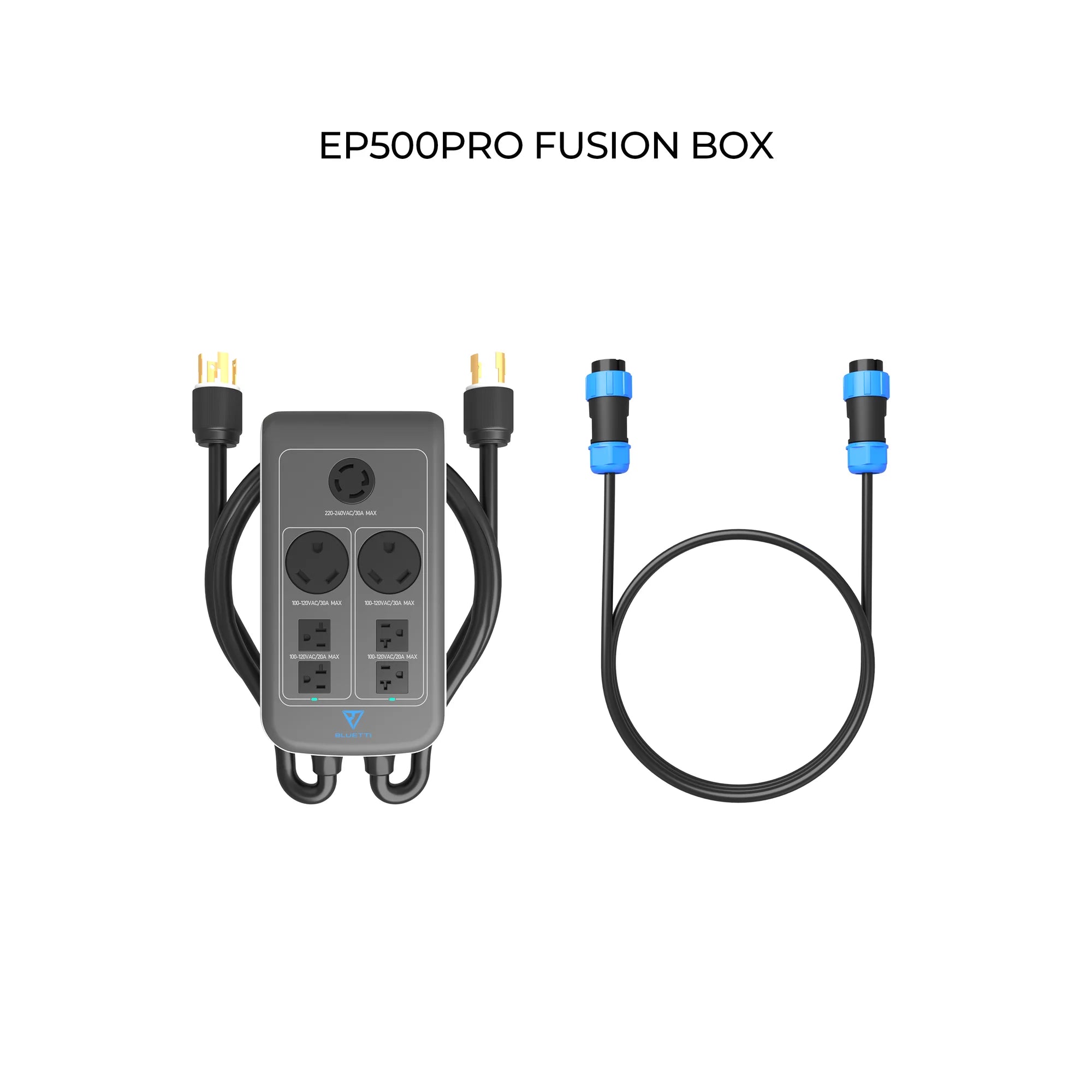 BLUETTI Fusion Box Portable Power Station - 500W Solar Generator for Camping, RV, Emergencies & Outdoor Adventures | Compact & Lightweight Backup Battery with AC Outlets & USB Ports