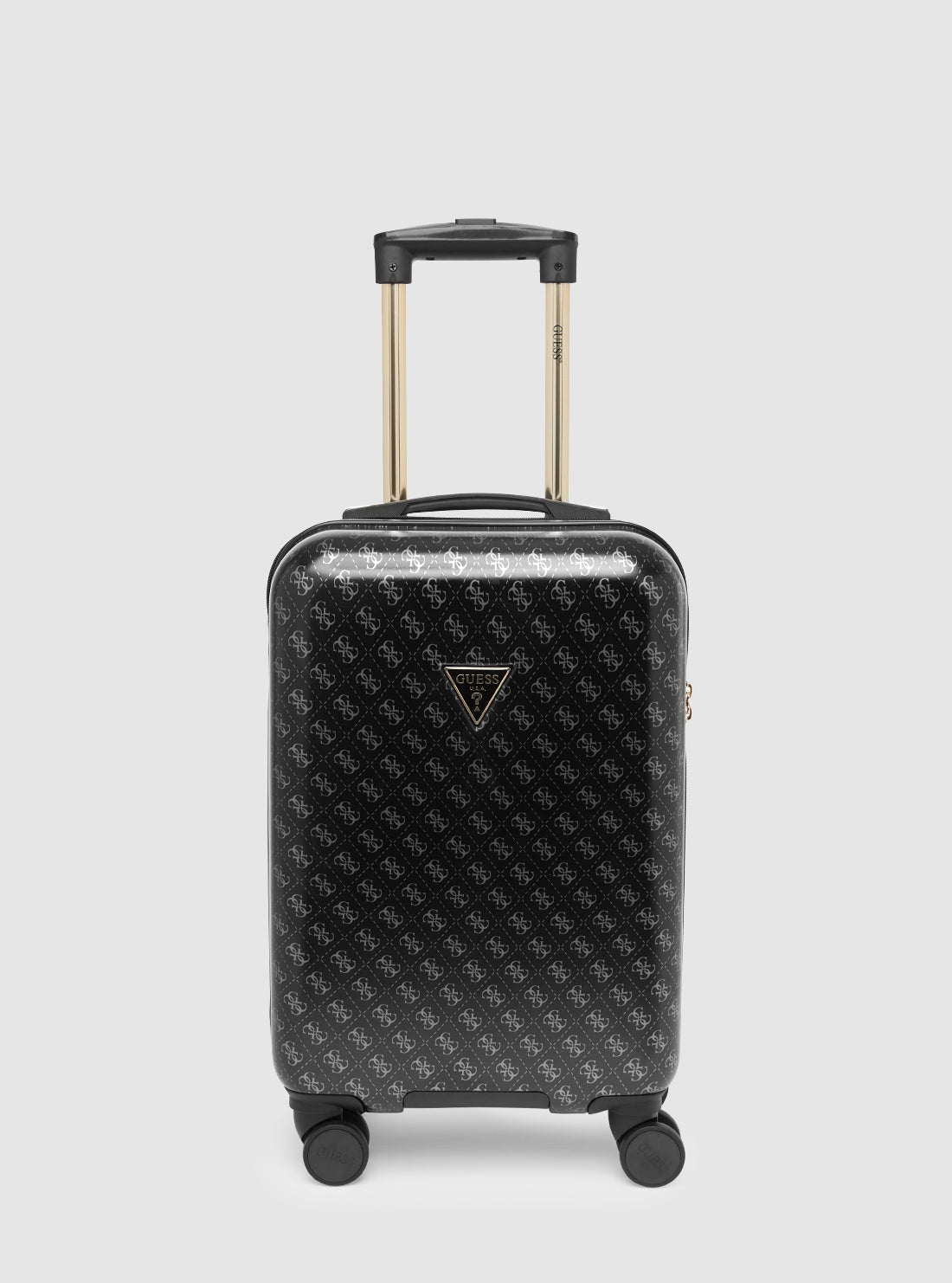 Jesco 45cm Black Logo Carry-On Suitcase - Lightweight Luggage for Business Travel & Weekend Getaways