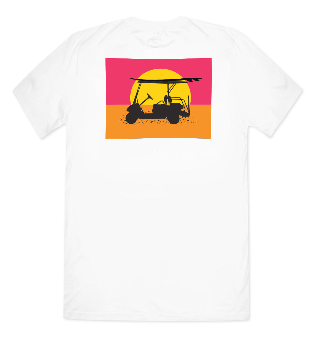 Endless Sunset Island Tee - Soft White T-Shirt for Beach Vacation & Summer Outfits | Casual Wear, Surfing, Travel Essentials