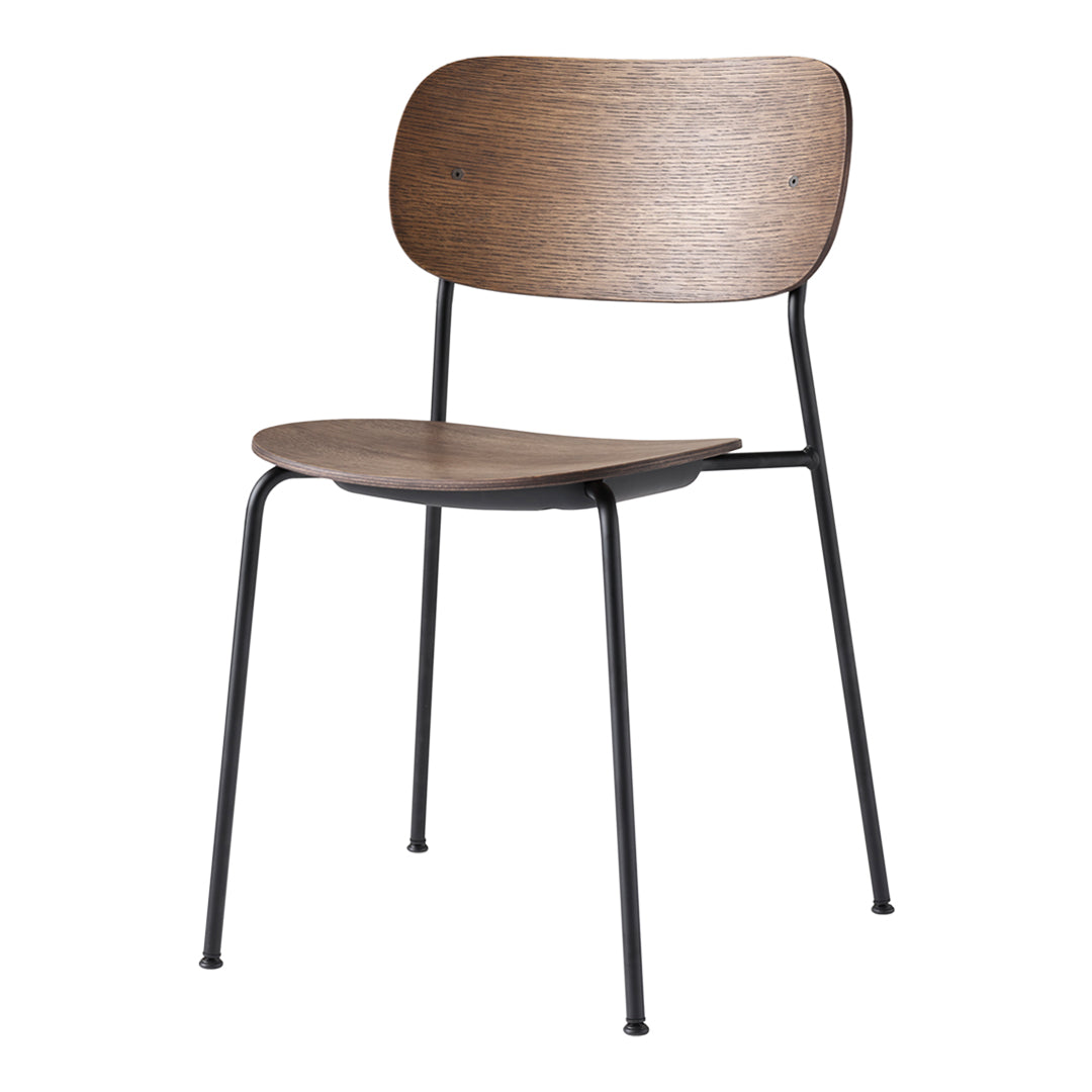 Modern Stackable Dining Chairs - Set of 4, Sturdy Metal Frame & Comfortable Seat - Perfect for Kitchen, Dining Room, Restaurant or Outdoor Patio Use
