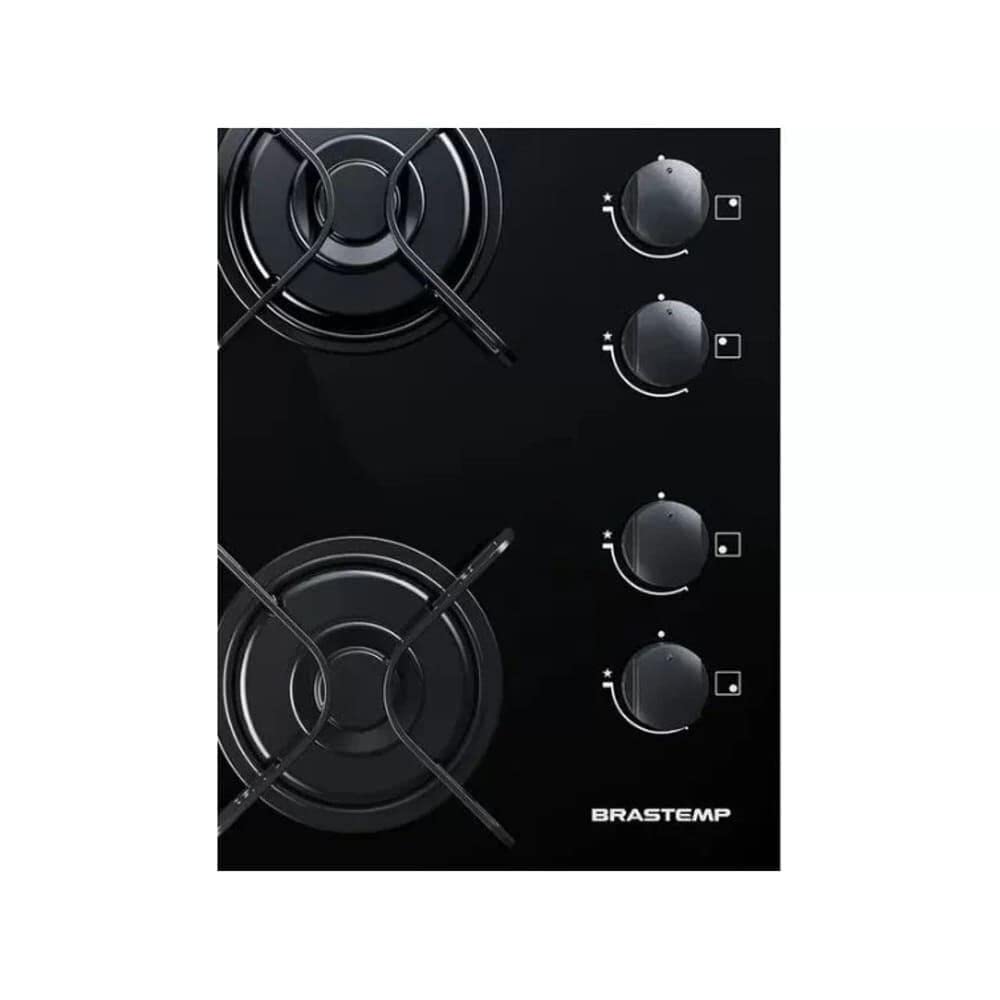 Brastemp 4-Burner Cooktop with Stainless Steel Grates & Auto Ignition - BDD61AE BIVOLT - Perfect for Modern Kitchens & Home Cooking