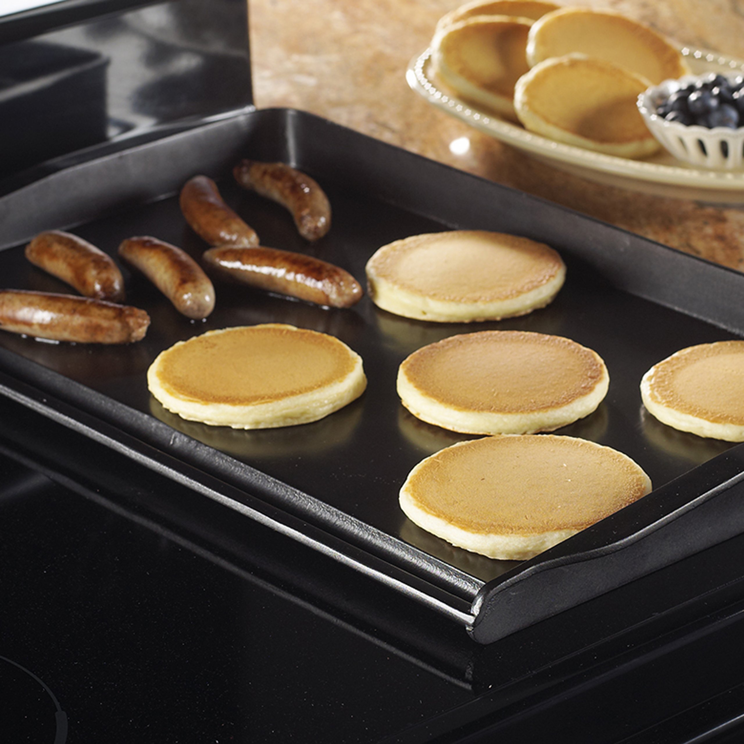 Nordic Ware 2 Burner Stovetop Griddle with Backsplash - 12