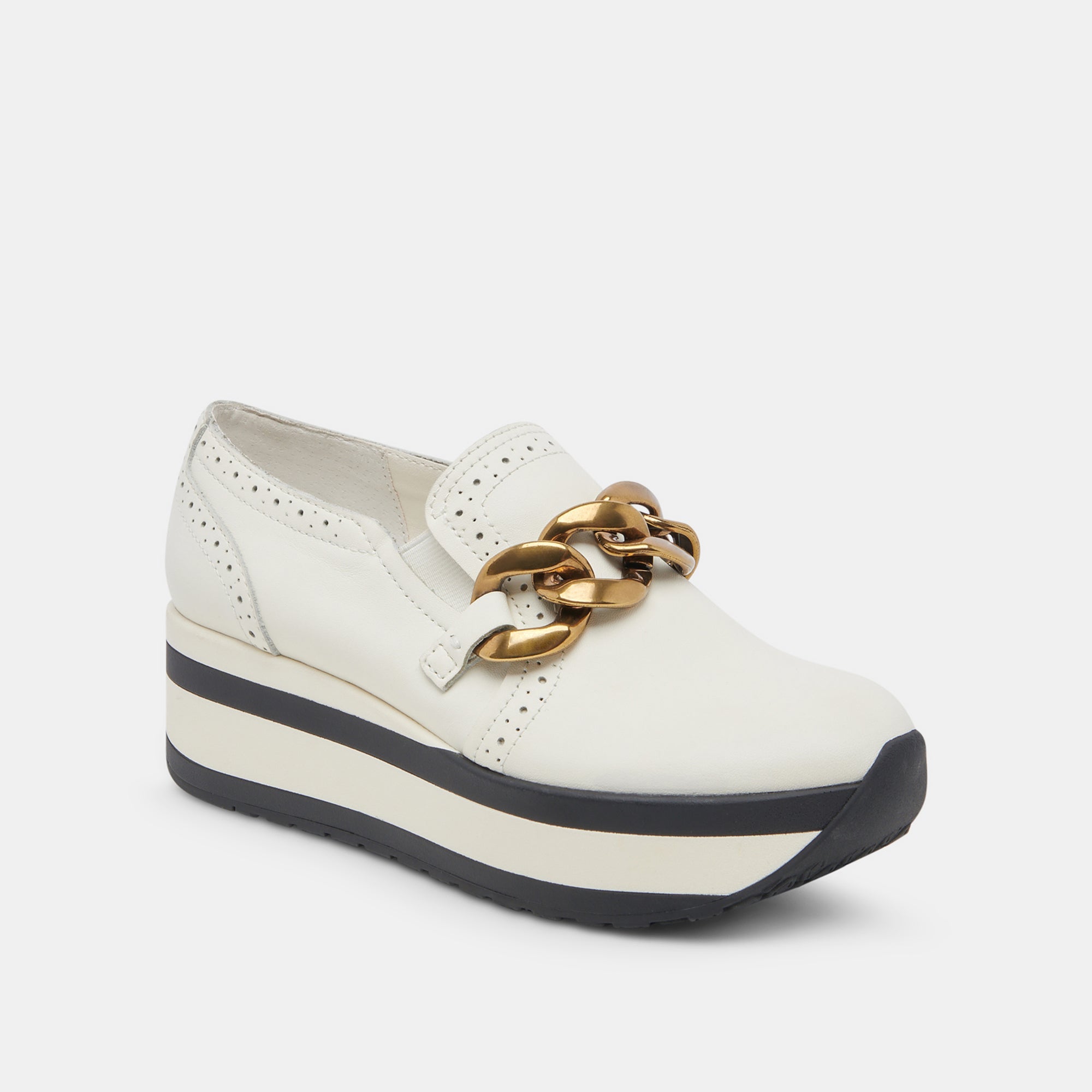 Jhenee White Leather Sneakers for Women - Comfortable Casual Walking Shoes - Perfect for Running, Gym, Workout & Everyday Wear