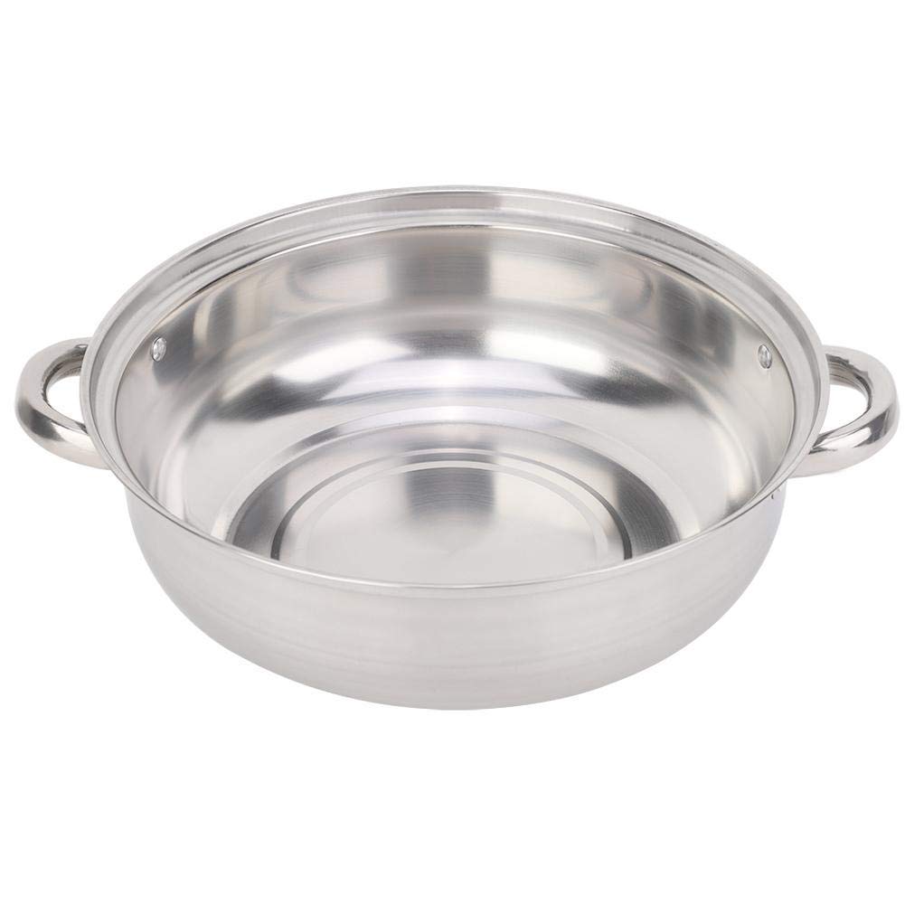 Stainless Steel Steamer 11 Inch Double Layer Food Steamer for Vegetables, Dumplings & Seafood - Perfect for Healthy Cooking & Meal Prep