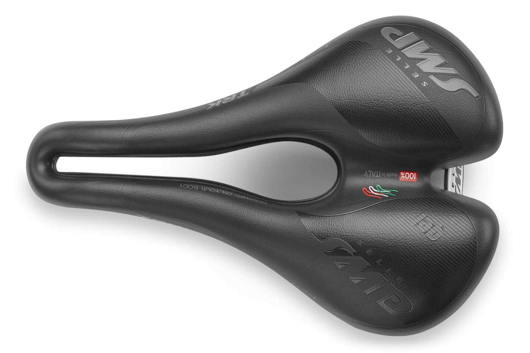 SMP Selle SMP TRK Gel Bike Saddle - Comfortable Cycling Seat for Road & Mountain Bikes | Perfect for Long-Distance Riding & Commuting