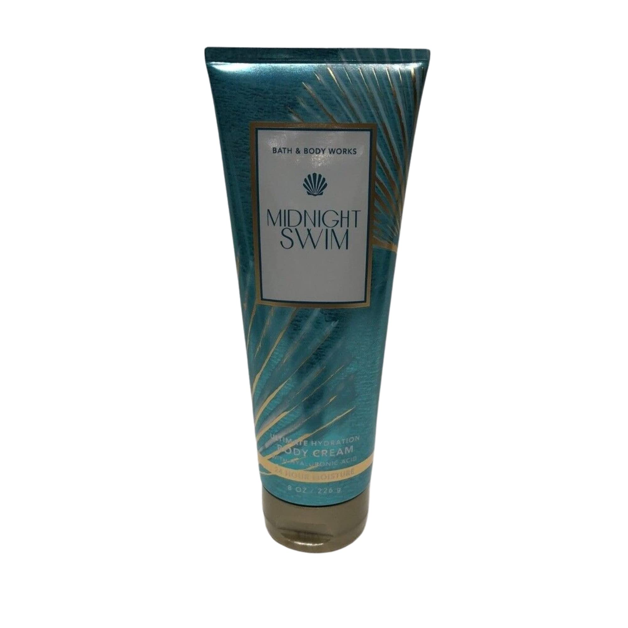 Bath and Body Works Midnight Swim Gift Set - 2 x 8 oz Body Creams - Moisturizing Lotion for Dry Skin - Perfect for Spa Nights & Relaxing Self-Care