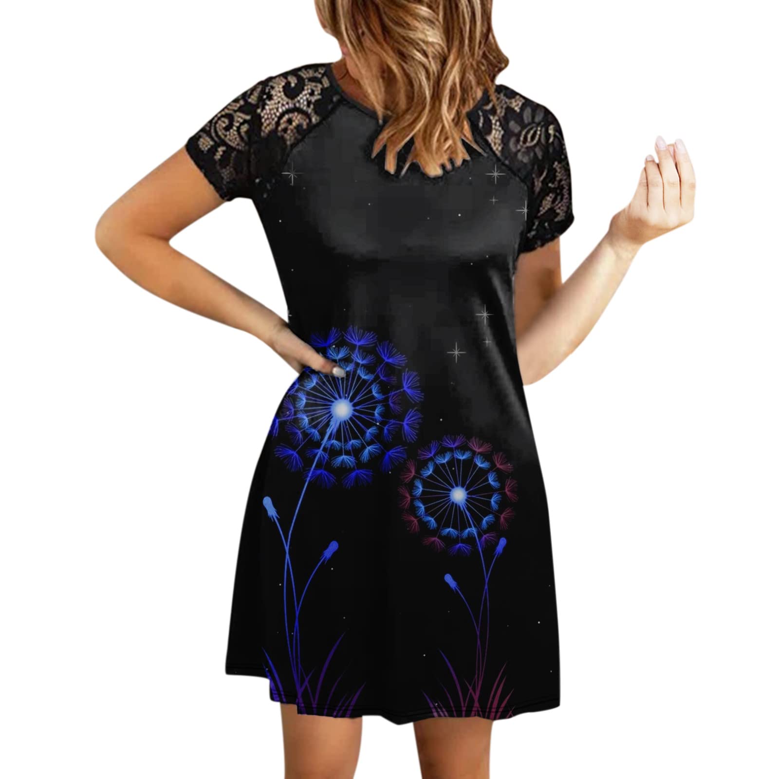 Sexy Women's Casual Short Sleeve Formal Dress - Elegant Prom & Party Dresses for Women | Perfect for Cocktail Parties, Date Nights & Special Occasions