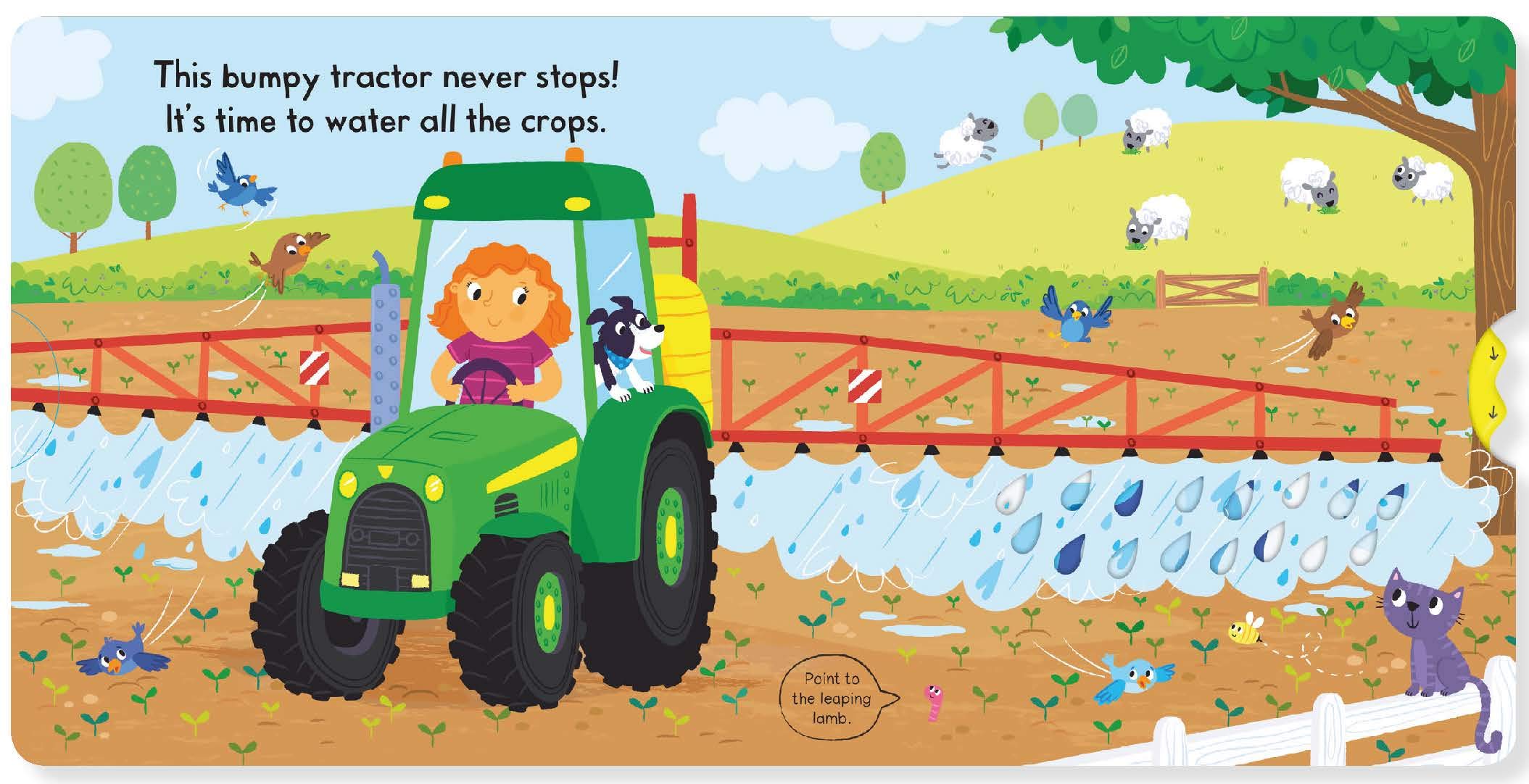 Campbell Busy Books - Busy Tractor Interactive Children's Book for Toddlers & Preschoolers | Fun Farm-Themed Learning & Playtime Activity