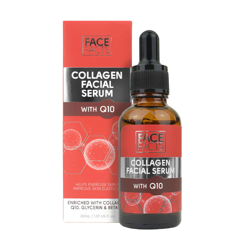 Best Anti-Aging Collagen & CoQ10 Face Serum for Wrinkles & Fine Lines - Hydrating & Firming Skin Care Treatment for Day & Night Use