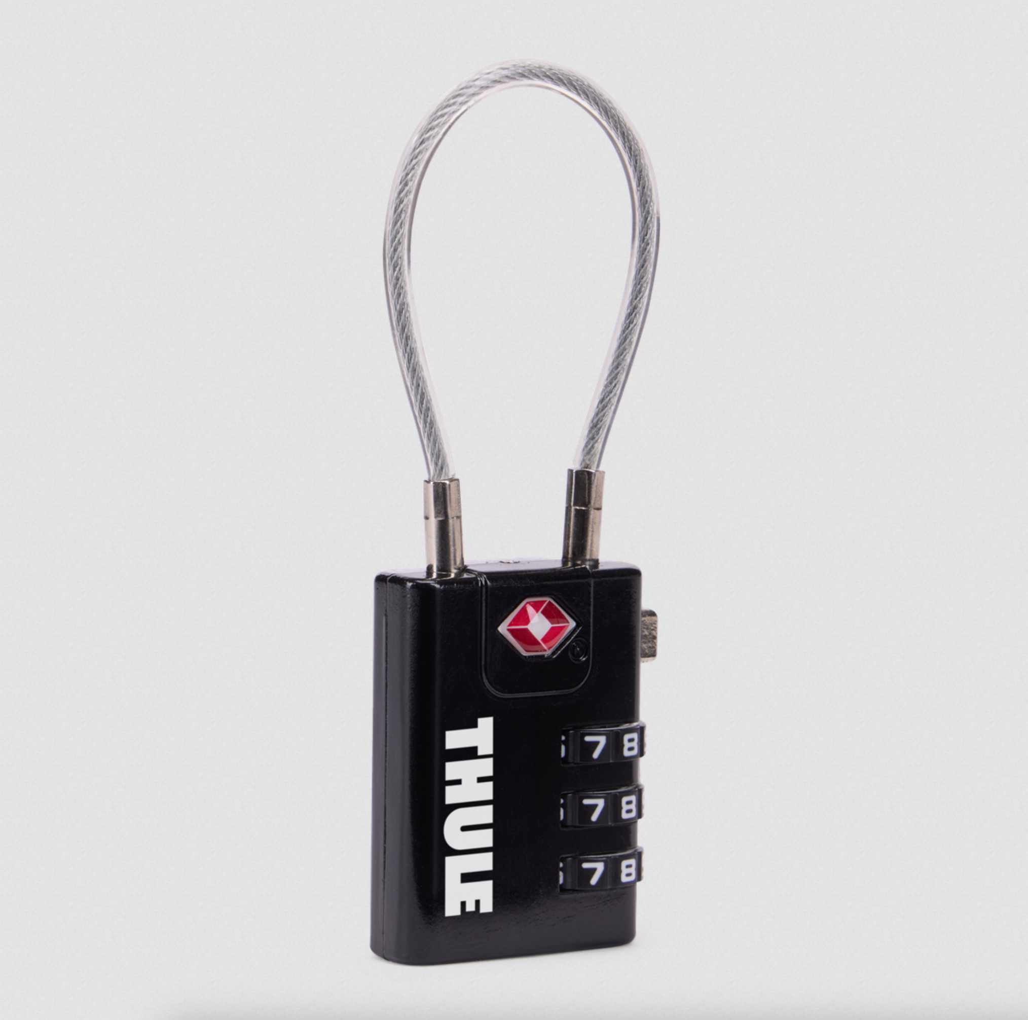 Thule TSA Approved Cable Lock for Luggage and Travel Bags - Secure Your Suitcase, Backpack & Gear During Air Travel & Commuting