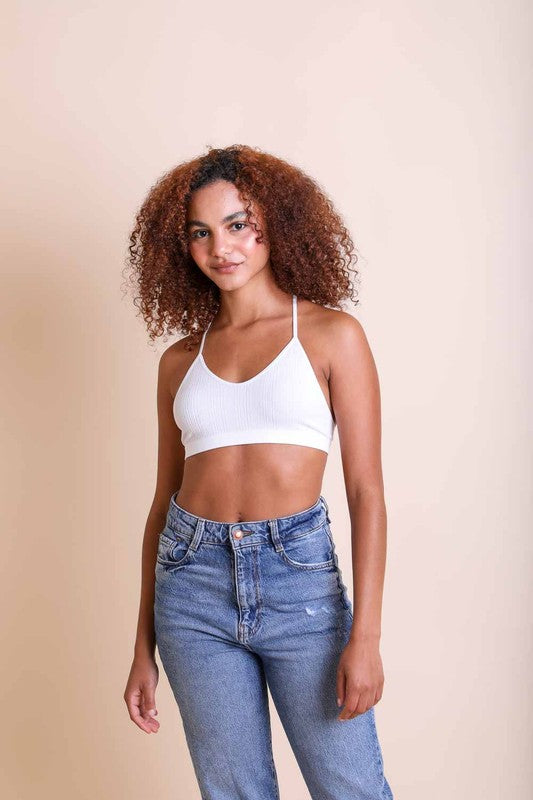 Breathable Tattoo Mesh Racerback Bralette - Seamless Comfort for Yoga, Workouts & Everyday Wear