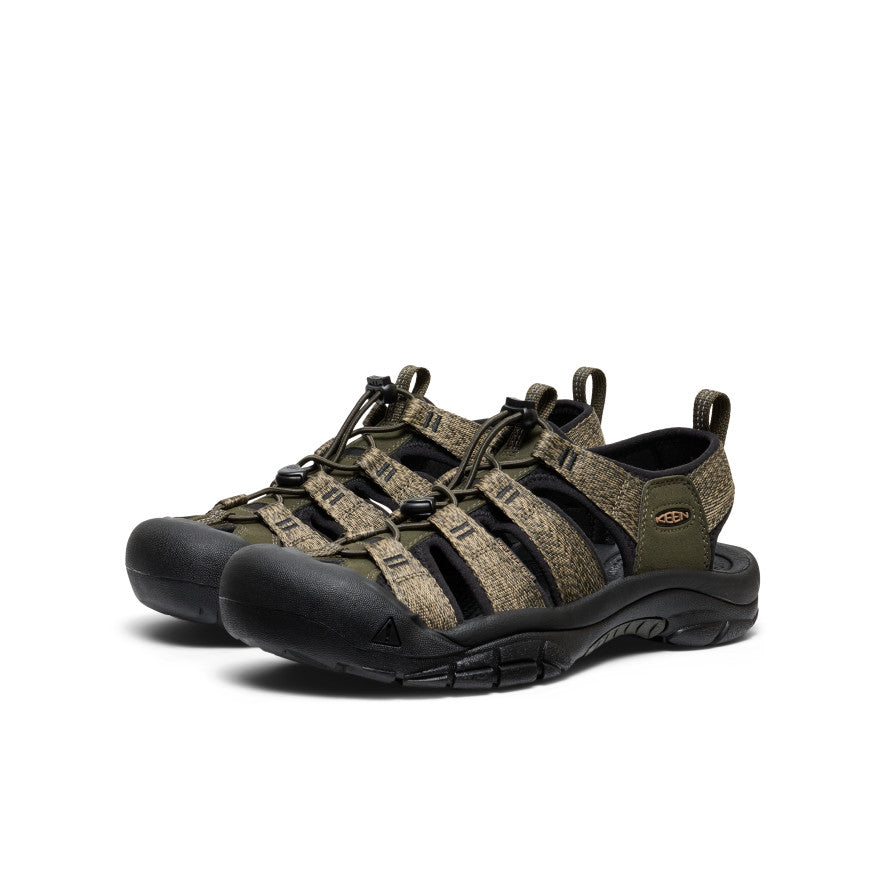 Men's Newport H2 Sandals - Comfortable Water Shoes for Hiking & Beach | Forest Night/Black | Perfect for Outdoor Adventures, Walking & Water Activities