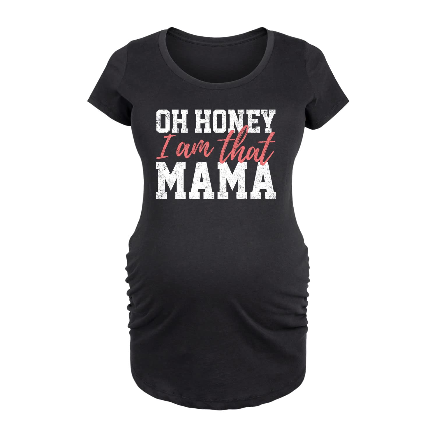 I Am That Mama - Comfortable Women's Maternity Scoop Neck Graphic T-Shirt for Pregnancy & Nursing | Soft Cotton Casual Tee for Moms-to-Be