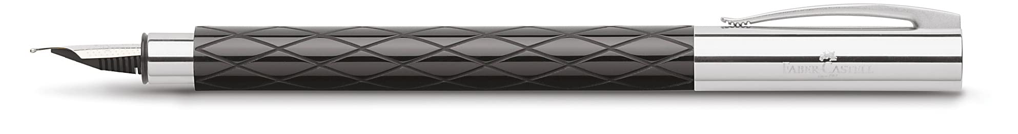Faber-Castell 148922 Ambition Rhombus Fountain Pen - Extra Fine Nib, Premium Writing Instrument for Calligraphy, Note Taking & Gift Giving
