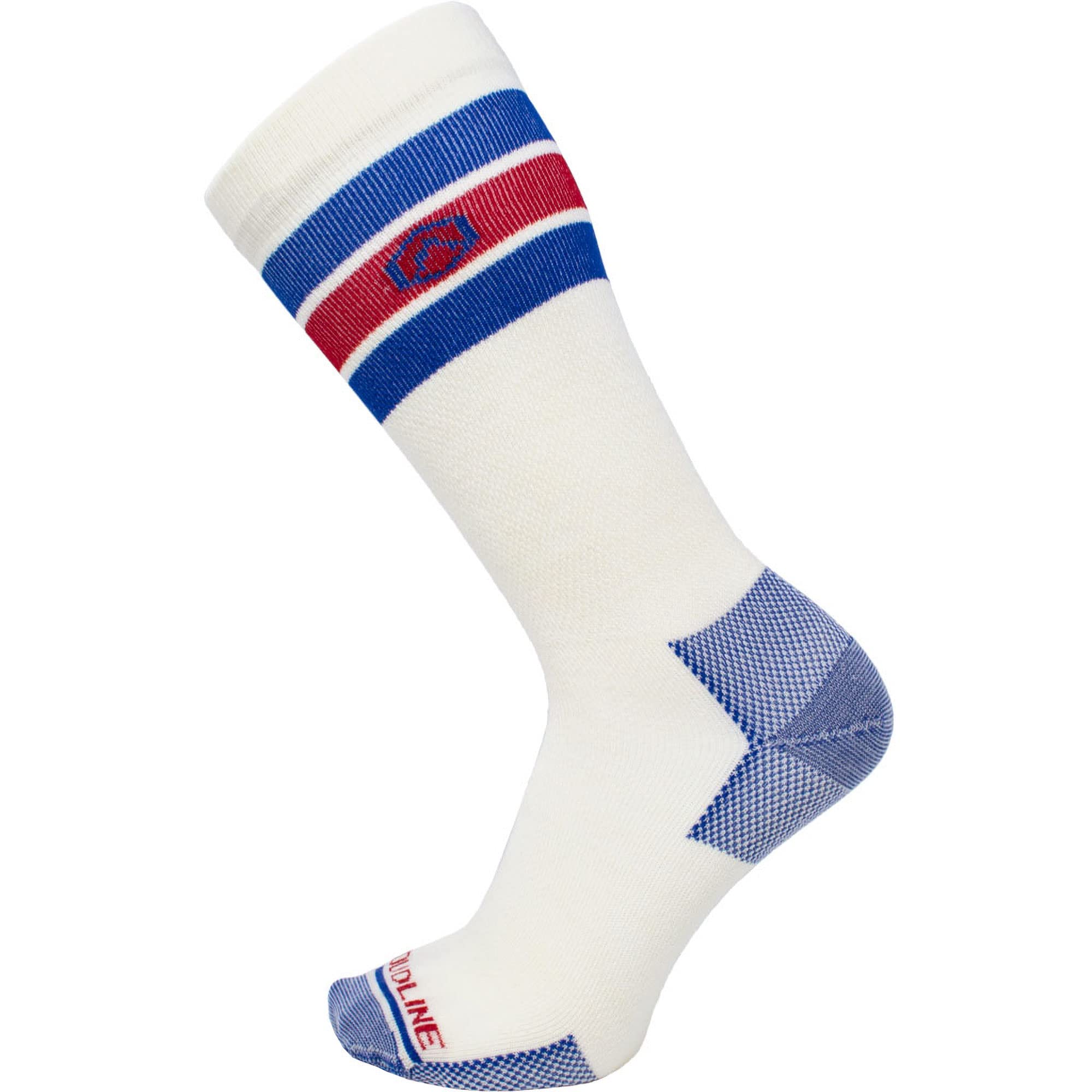 CloudLine Men’s & Women’s Merino Wool Compression Socks - Ultralight, Moisture-Wicking, Breathable - Made in USA - Perfect for Hiking, Running & Travel - 1 Pair