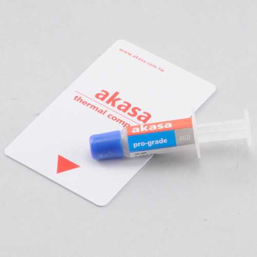 Akasa AK 460 High-Performance Silicone Thermal Compound Paste for CPU Cooler & Heat Sink - Perfect for PC Builds, Gaming Rigs, and Laptop Cooling Upgrades