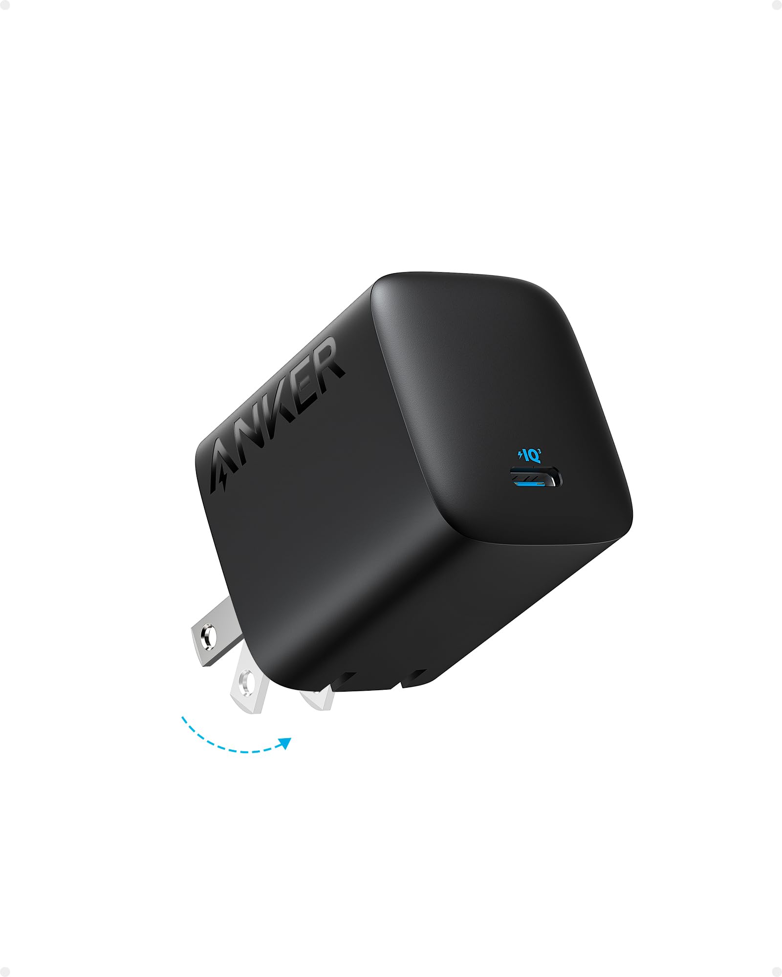 Anker 67W USB C Wall Charger with PIQ 3.0 - Fast Compact Foldable Charger for MacBook Pro/Air, iPhone 15/14 Series, iPad, Galaxy, Pixel, AirPods - Perfect for Travel, Office & Home Charging