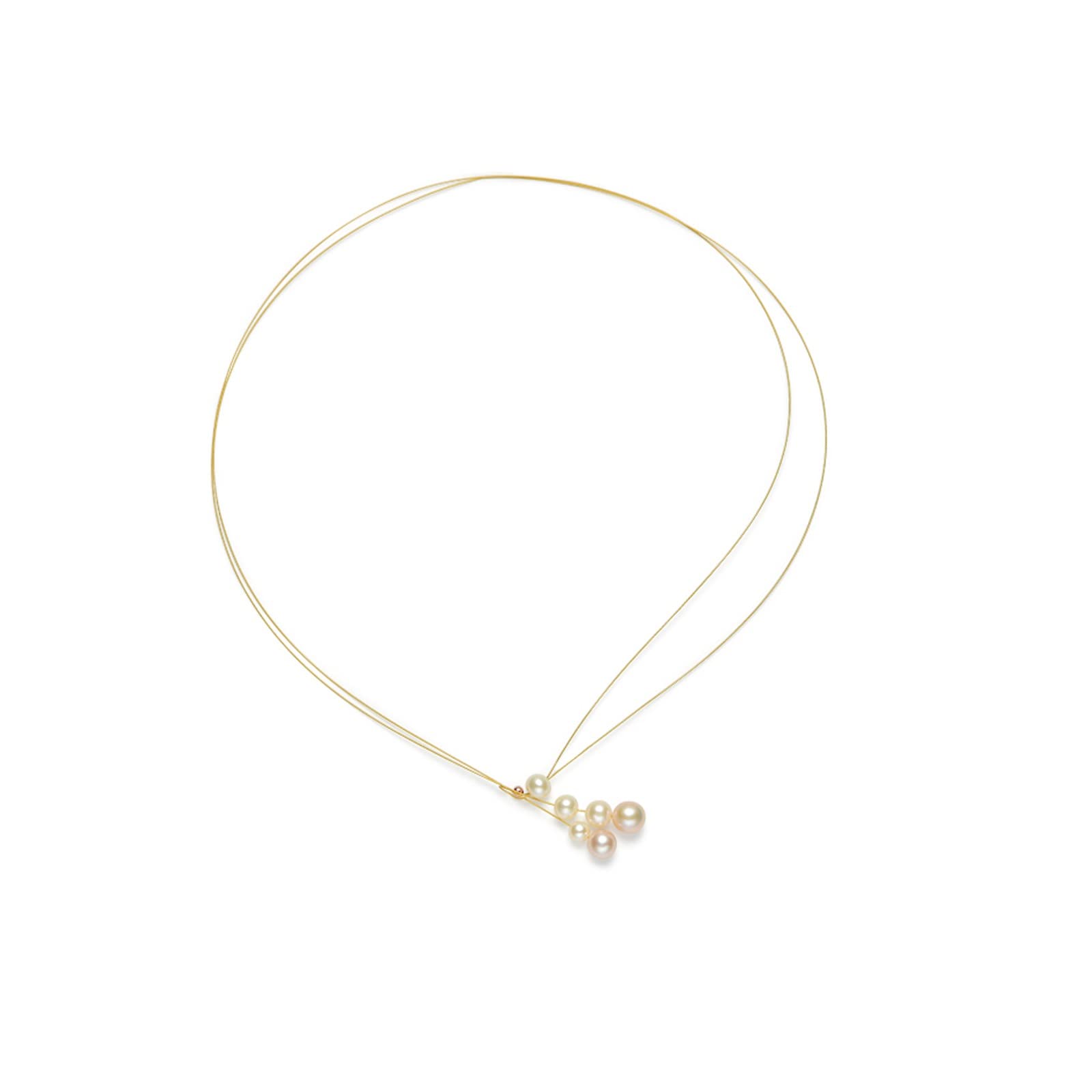Elegant Round Freshwater Pearl Necklace for Women - Simple & Stylish Pearl Jewelry Gift with Pendant - Perfect for Weddings, Parties & Everyday Wear