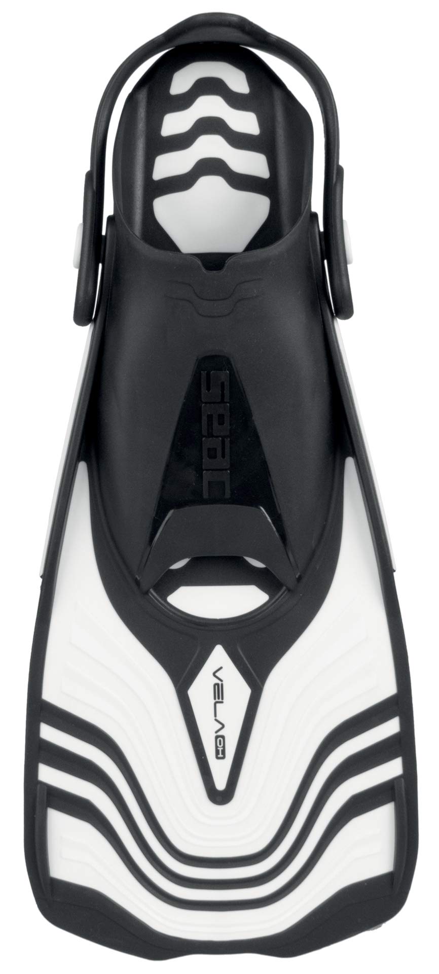 Seac Vela OH Adjustable Strap Snorkeling Fins for Swimming, Diving & Pool Training - Lightweight & Comfortable for Travel & Water Sports