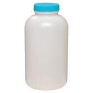 1,000mL Precleaned Wide Mouth HDPE Jar - Pack of 12 - Durable & Chemical Resistant - Ideal for Laboratory, Food Storage & DIY Projects