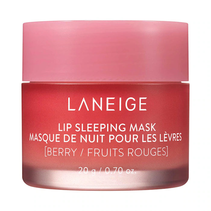 LANEIGE Vitamin C Lip Sleeping Mask - Intensive Hydration Overnight Lip Treatment for Dry & Chapped Lips - Perfect for Nighttime Skincare Routine & Winter Lip Care